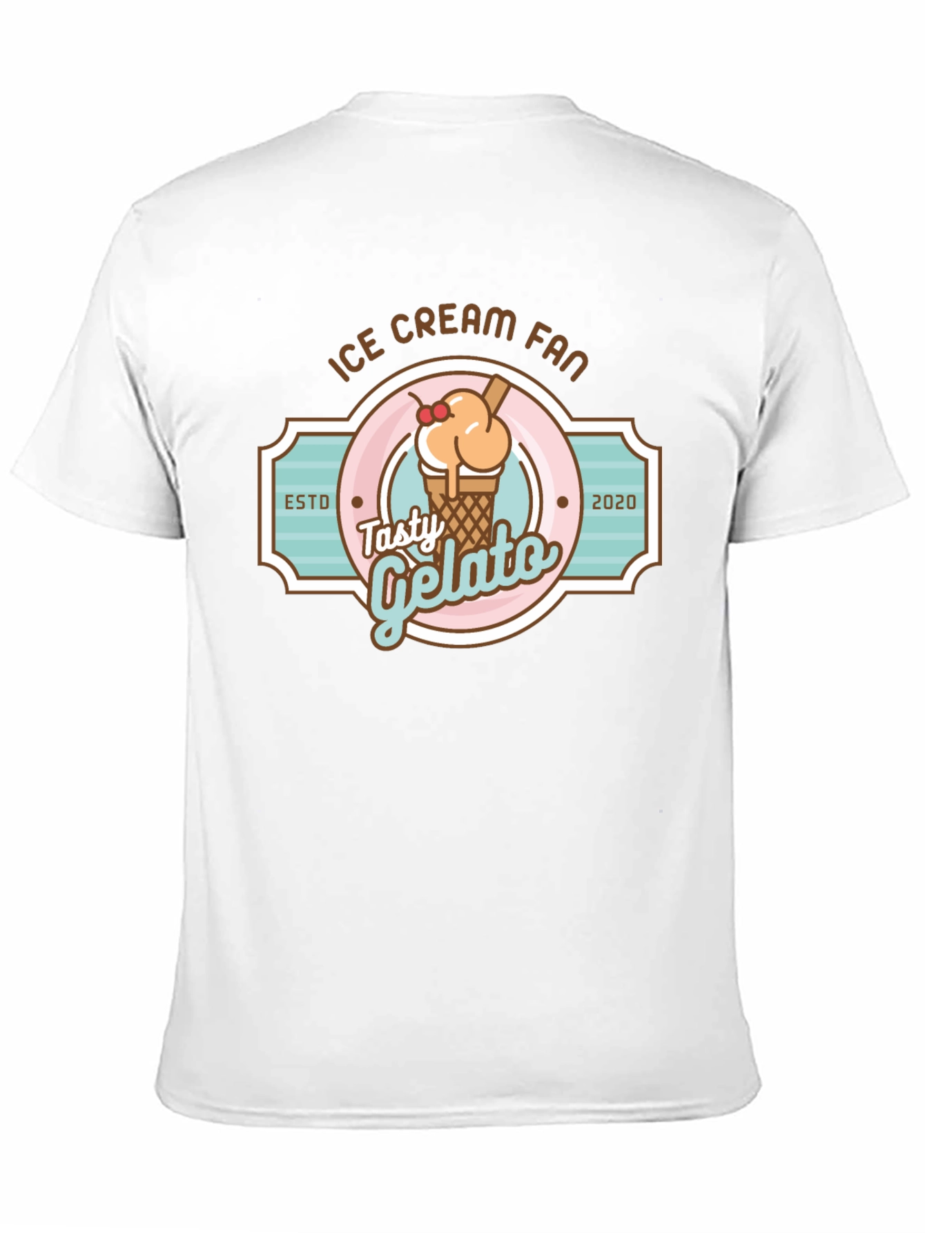 Ice Cream Fan T-Shirt - Tasty Gelato Design