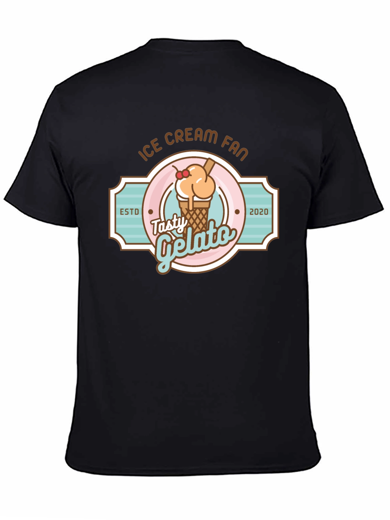 Ice Cream Fan T-Shirt - Tasty Gelato Design