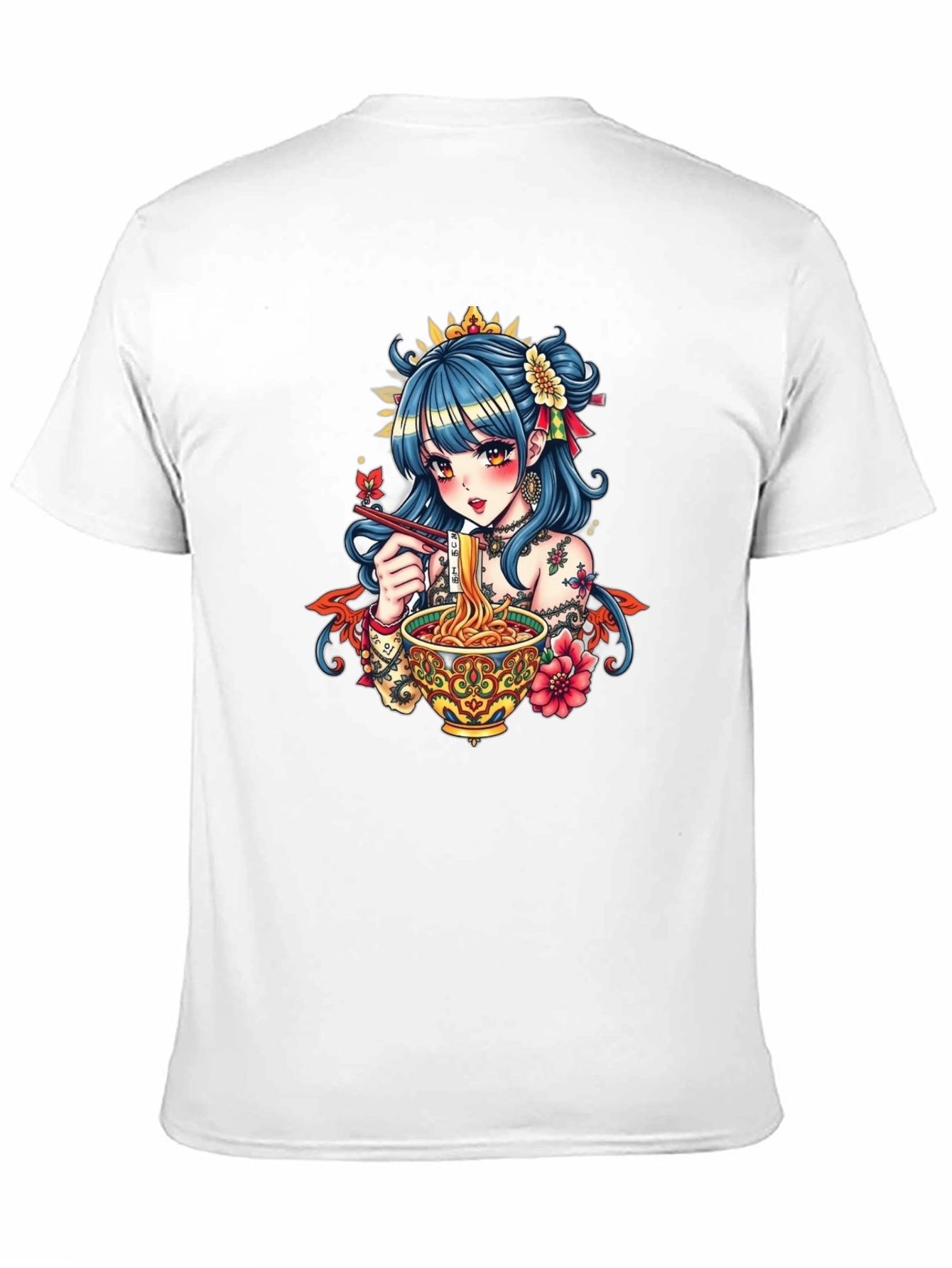 Anime Ramen Graphic Tee - Stylish Comfort