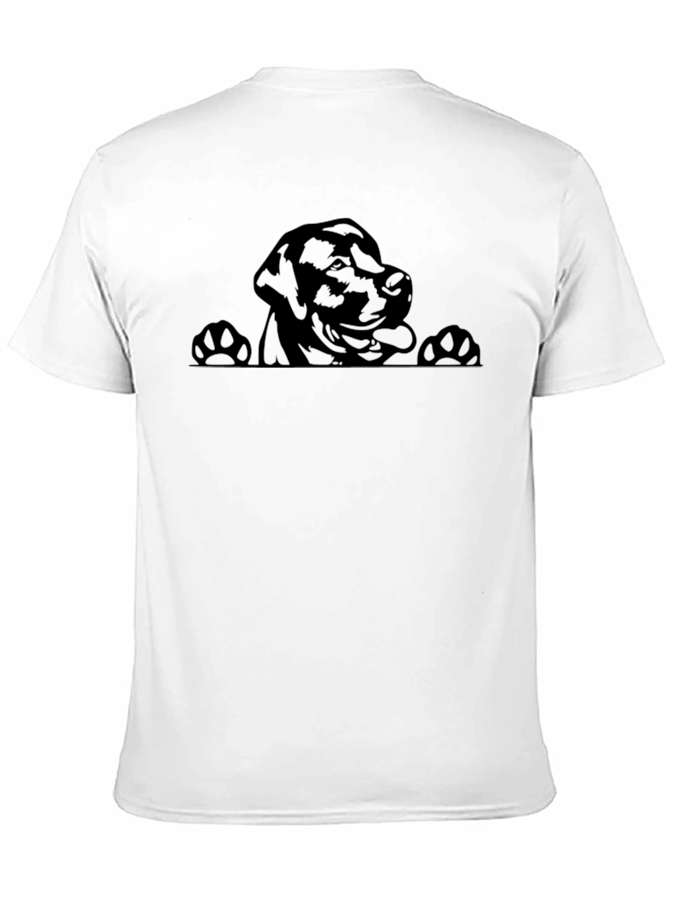 Labrador Peek-a-Boo Graphic Tee - Black