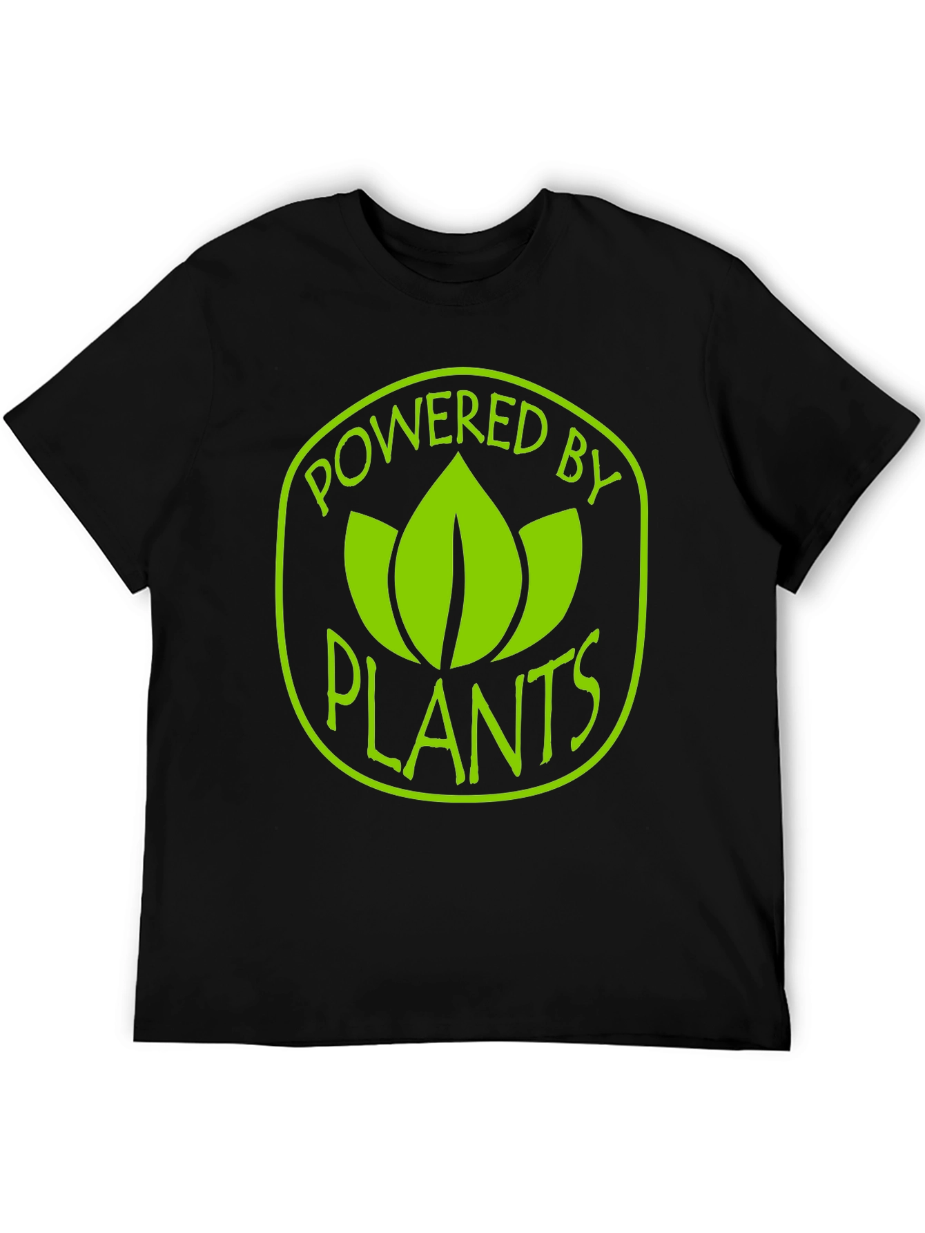 Powered By Plants T-Shirt - Vegan Lifestyle Tee