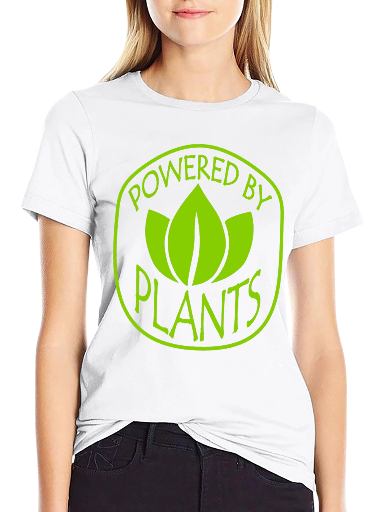 Powered By Plants T-Shirt - Vegan Lifestyle Tee
