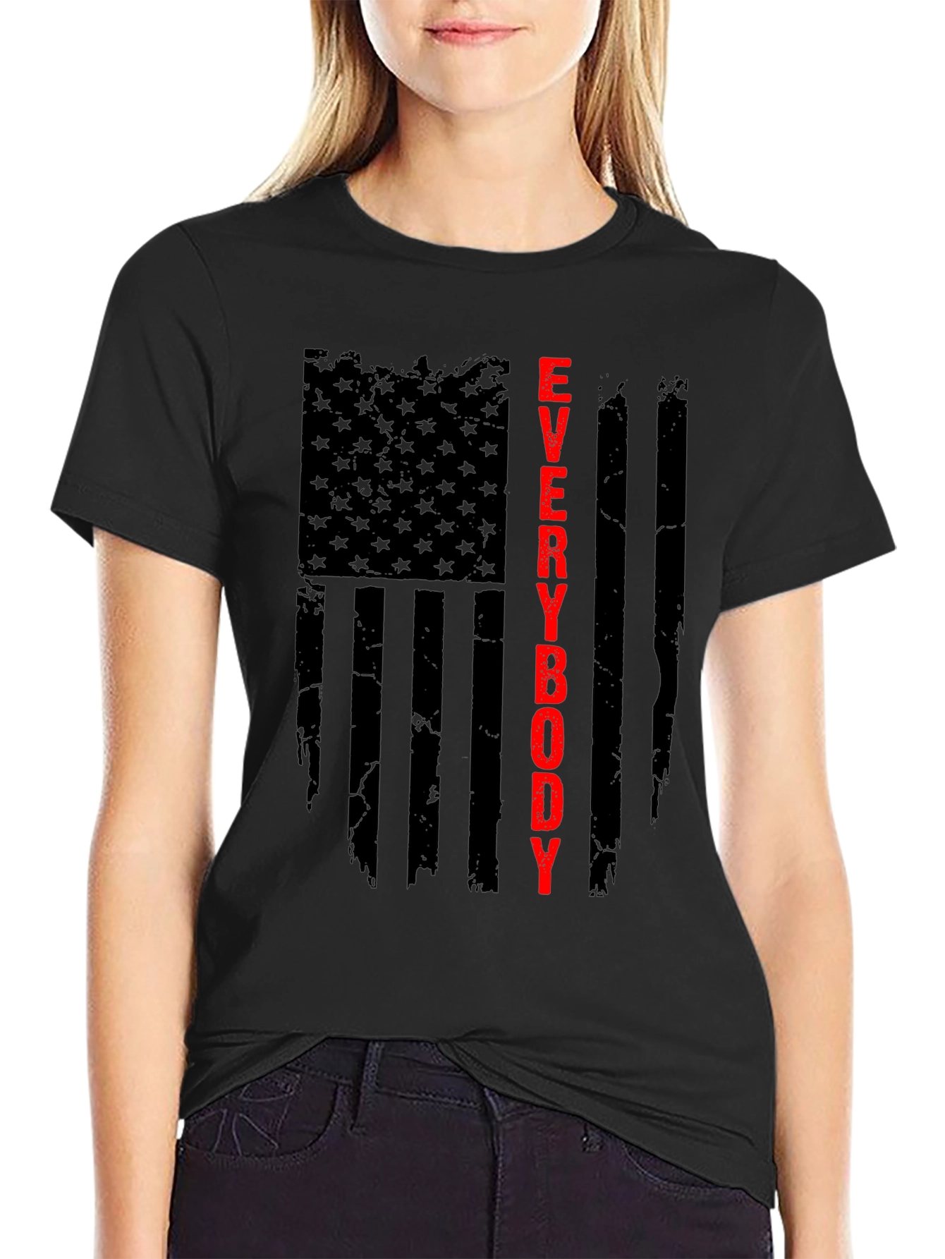 Everybody T-Shirt - Patriotic Flag Design