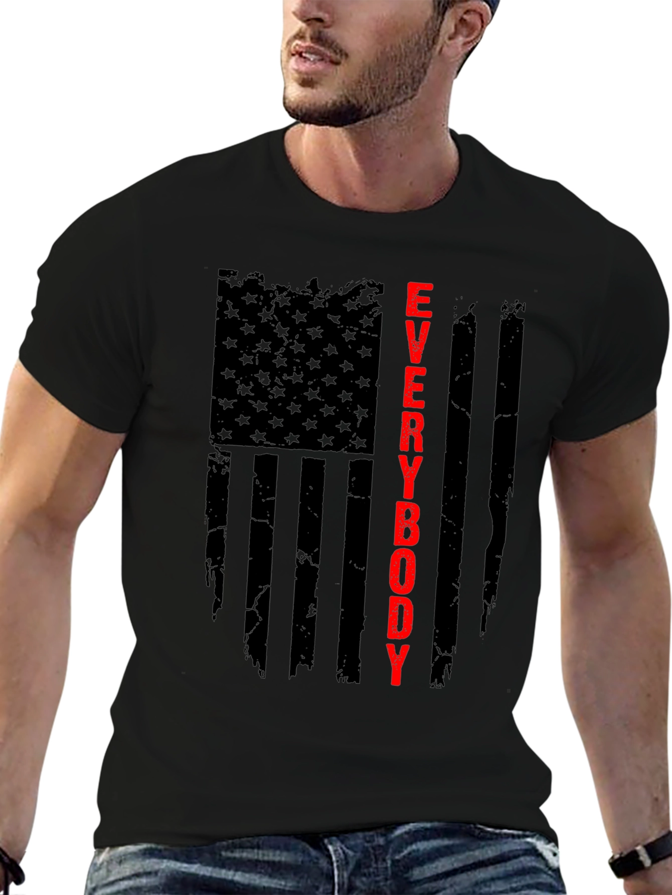 Everybody T-Shirt - Patriotic Flag Design