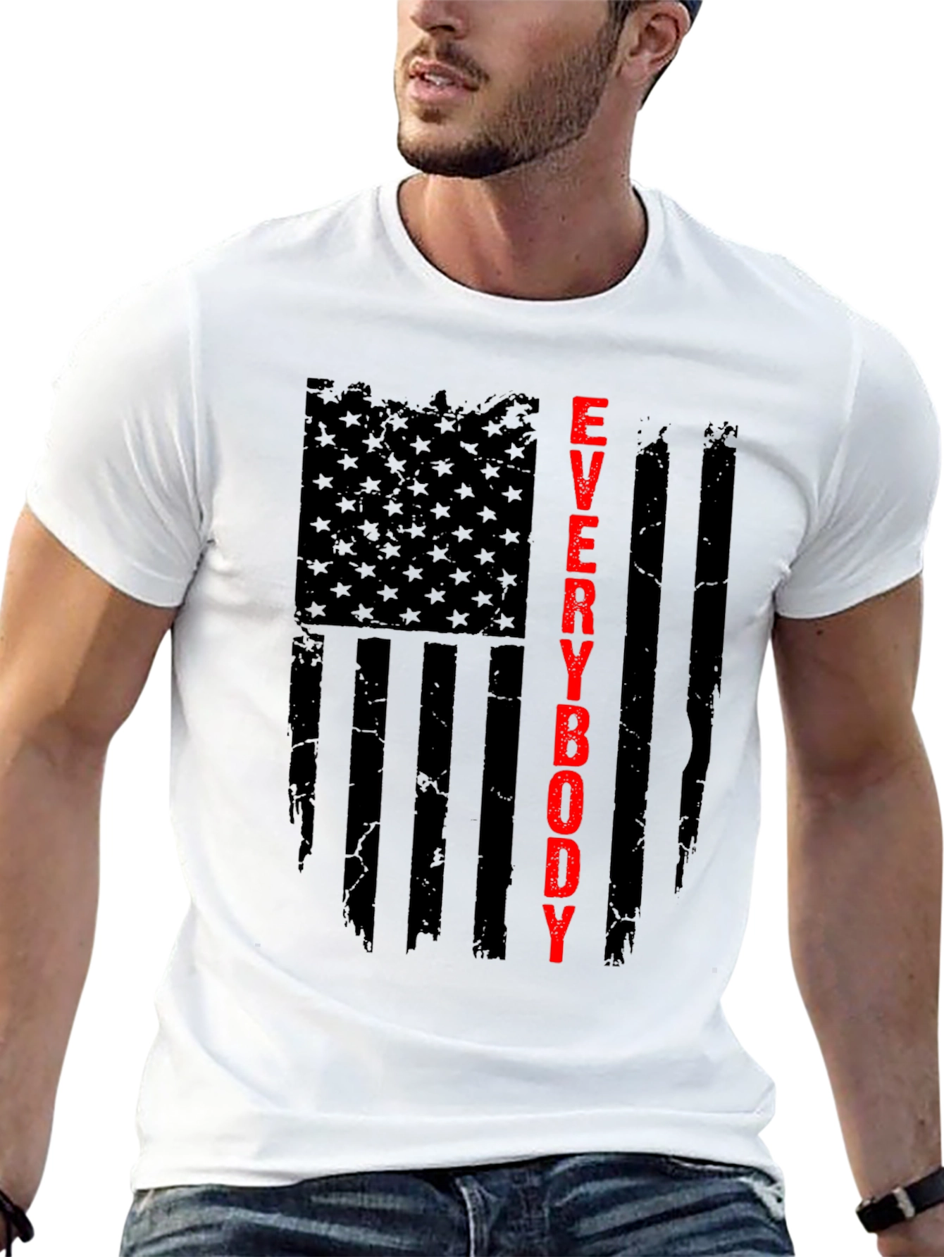 Everybody T-Shirt - Patriotic Flag Design