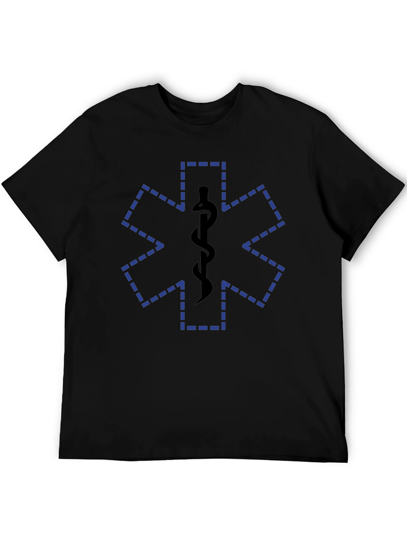 Medical Symbol Black T-Shirt