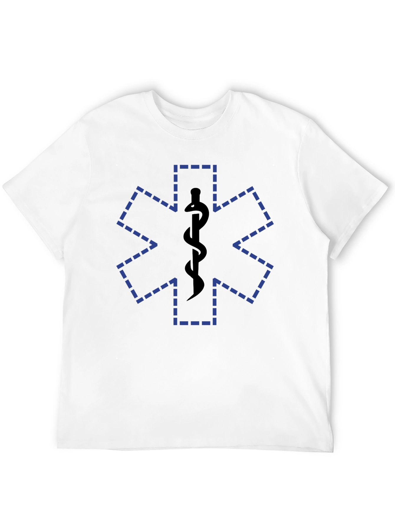 Medical Symbol Black T-Shirt