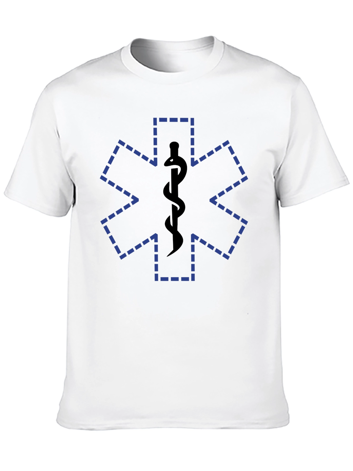 Medical Symbol Black T-Shirt