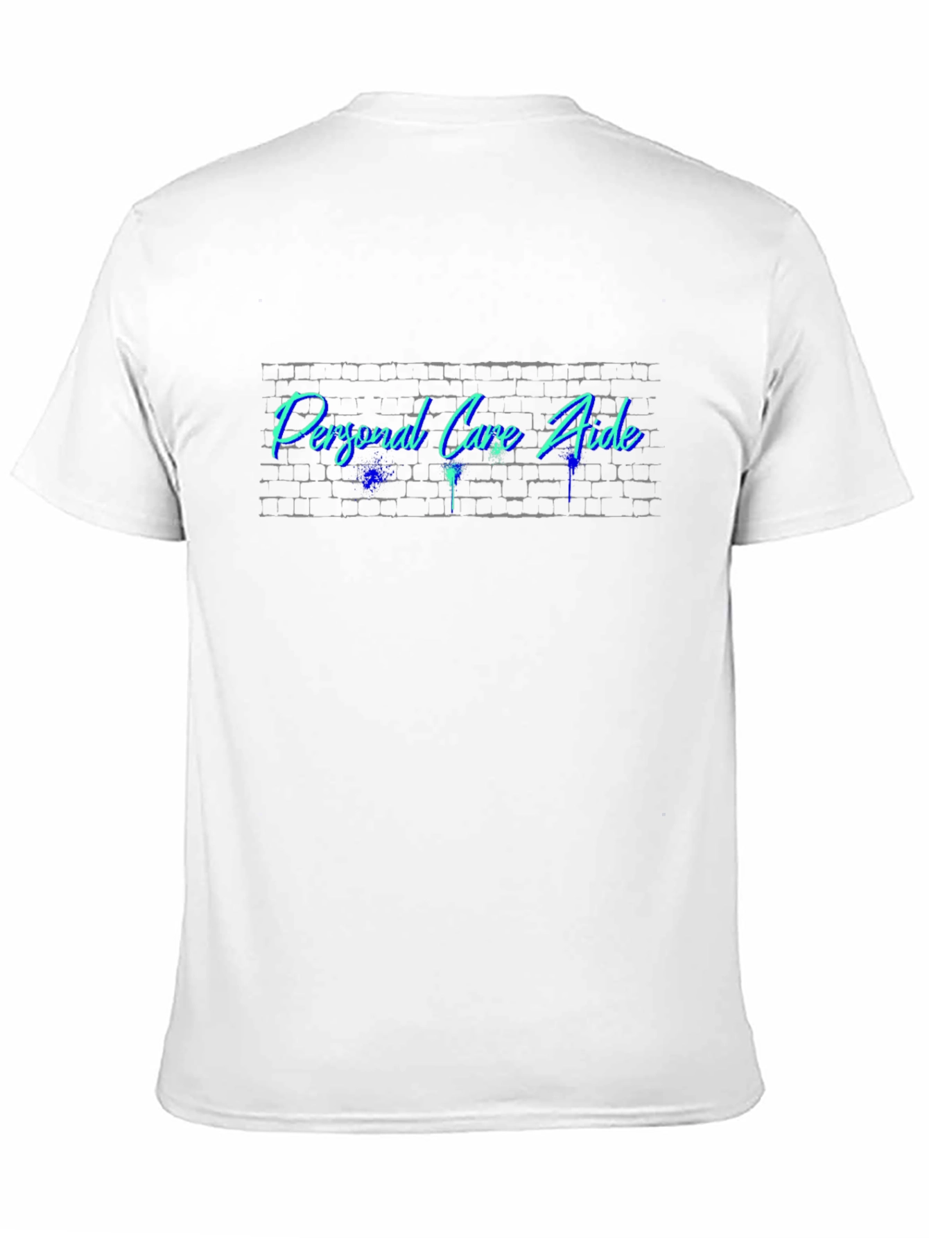 Personal Care Aide Brick Wall Graphic Tee