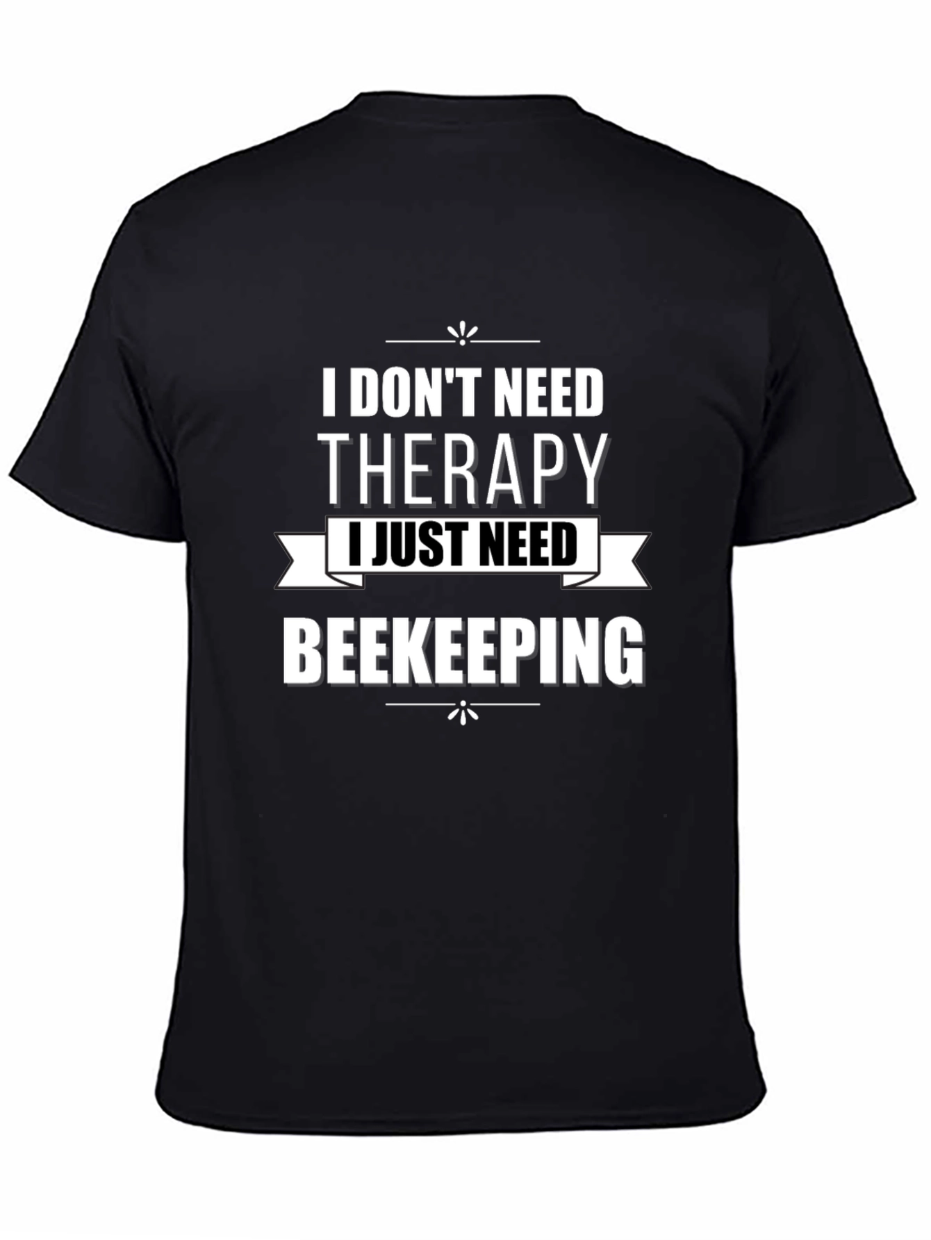 Beekeeping Therapy T-Shirt - Black
