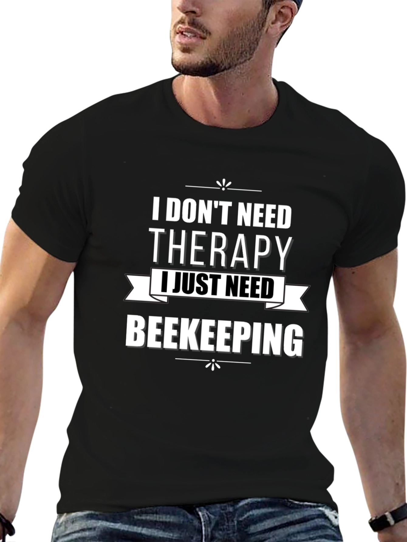Beekeeping Therapy T-Shirt - Black