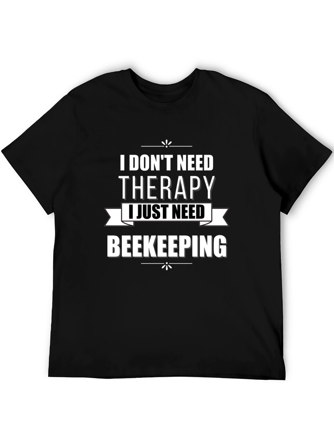 Beekeeping Therapy T-Shirt - Black