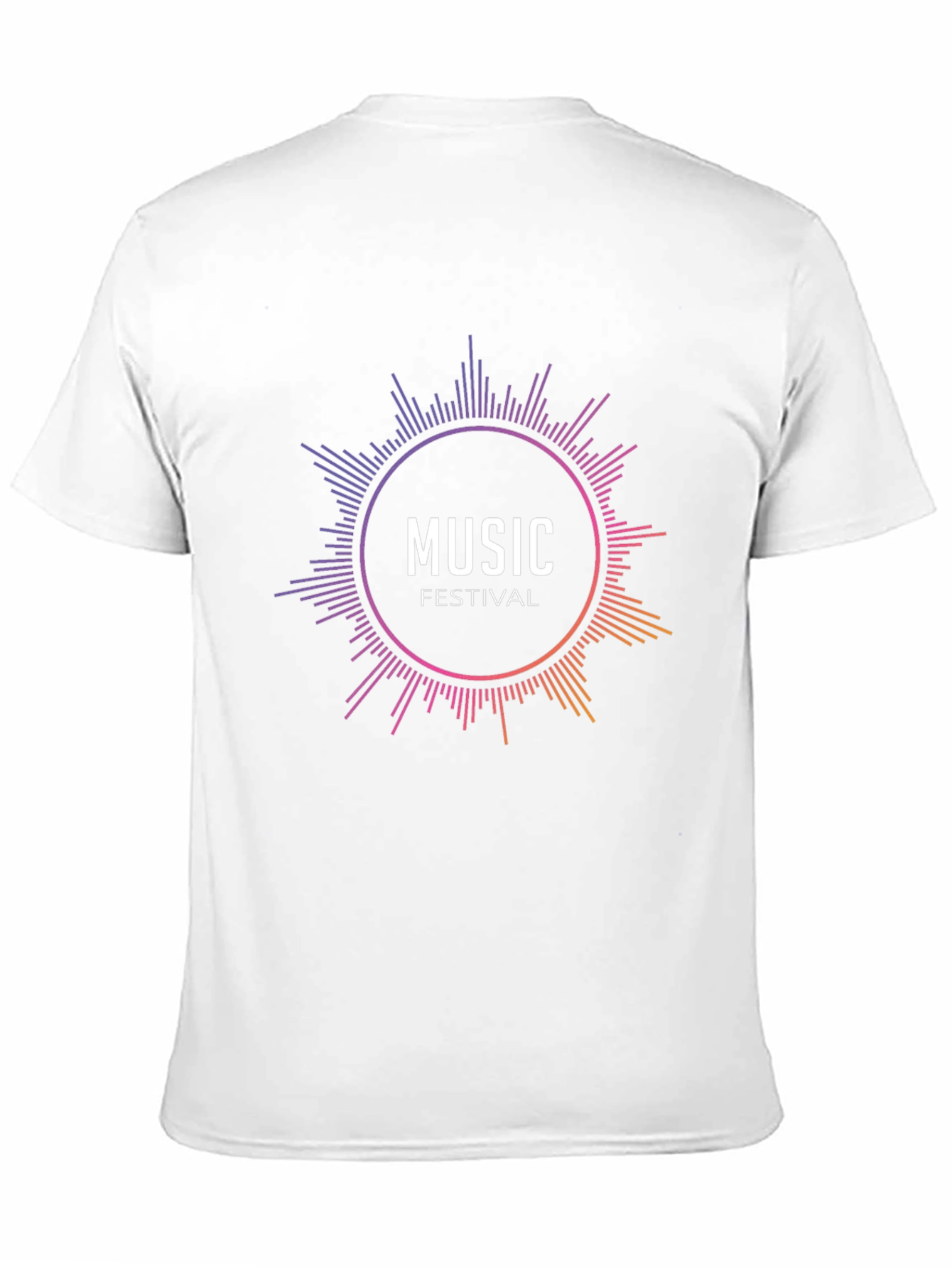 Music Festival Graphic Black T-Shirt