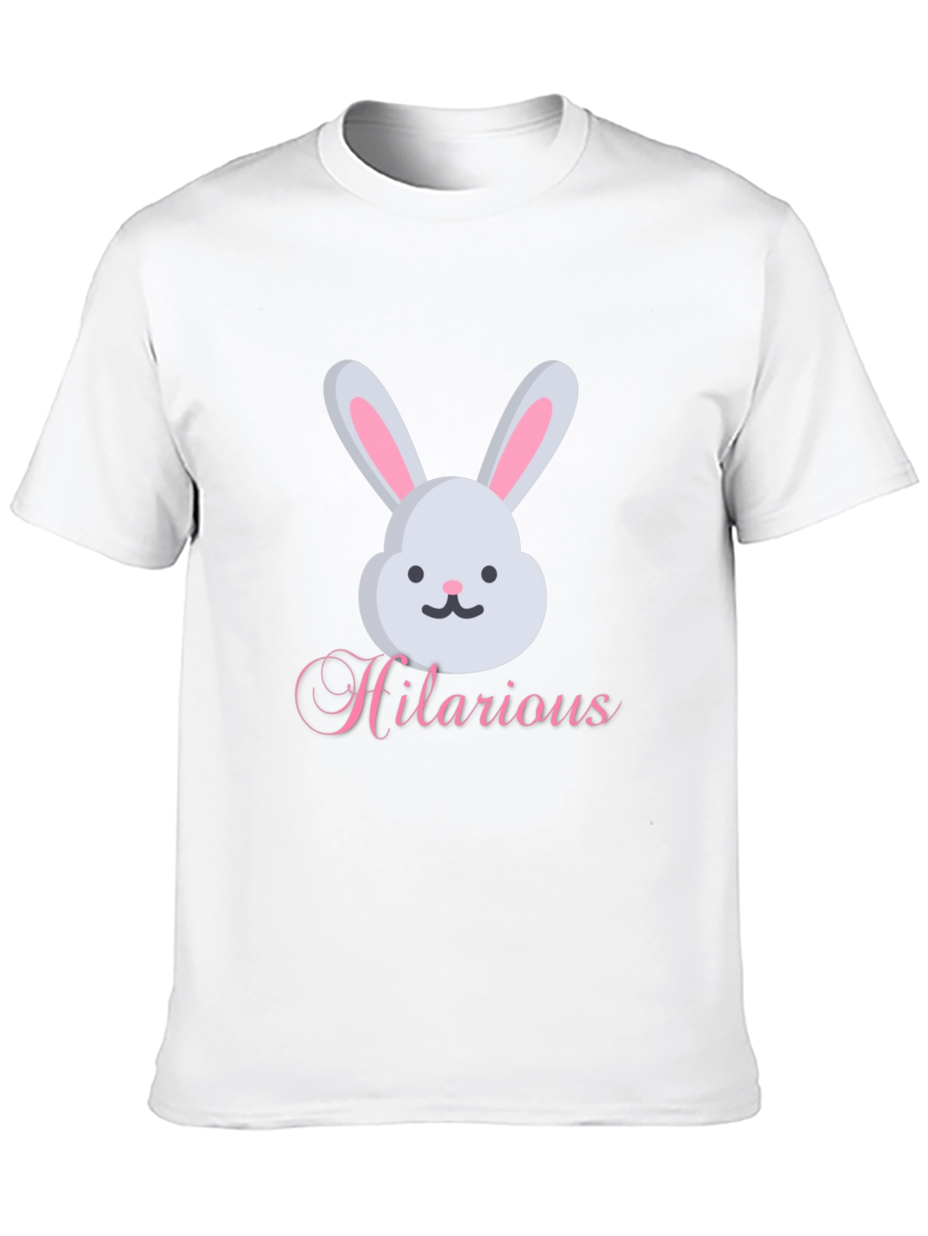Hilarious Bunny Graphic Tee - Soft Cotton Blend