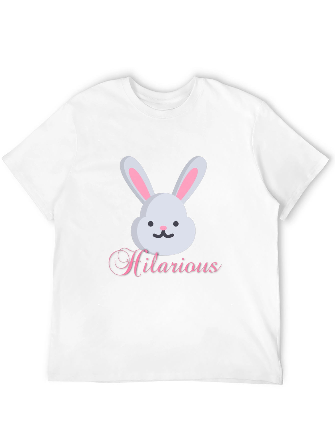 Hilarious Bunny Graphic Tee - Soft Cotton Blend