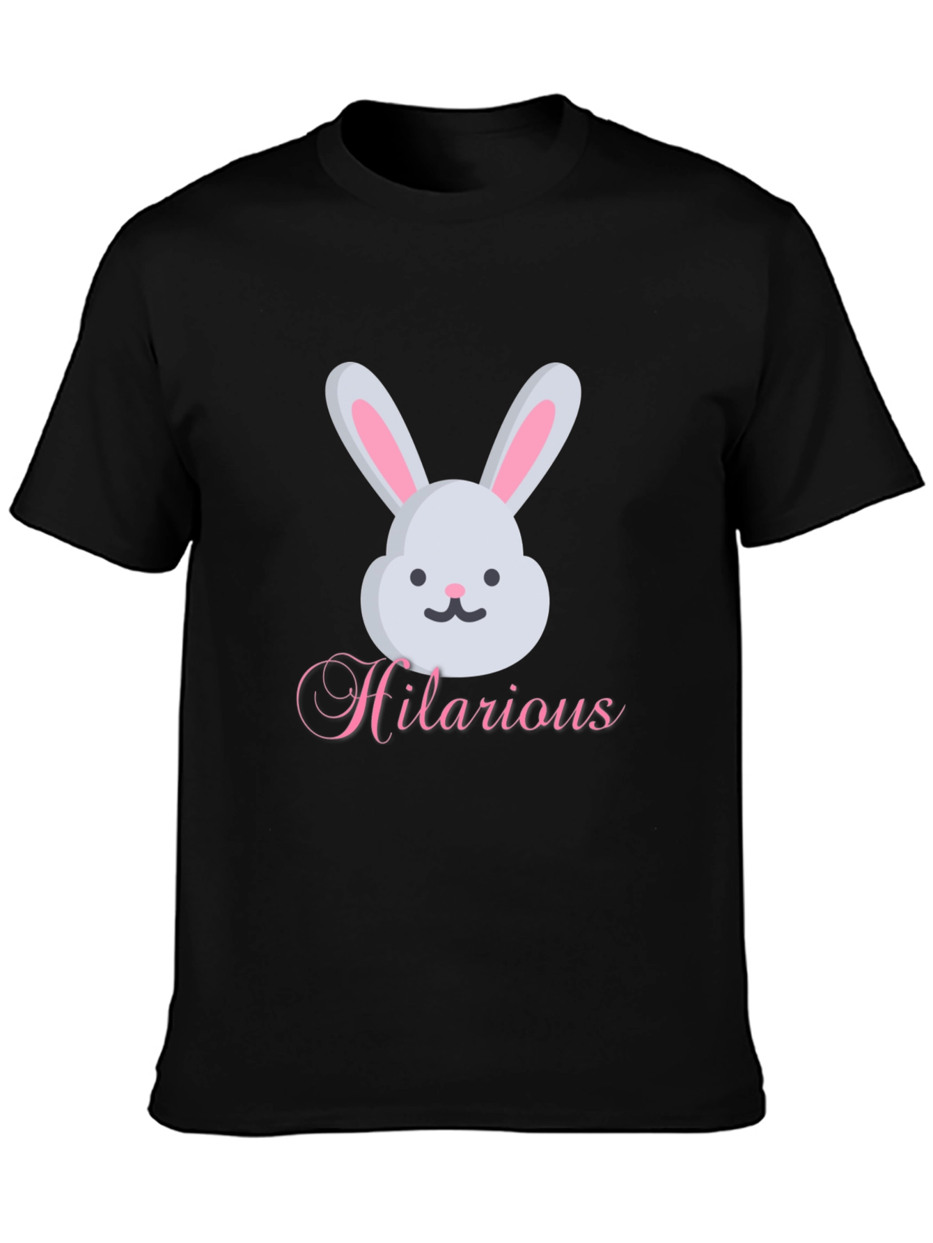 Hilarious Bunny Graphic Tee - Soft Cotton Blend