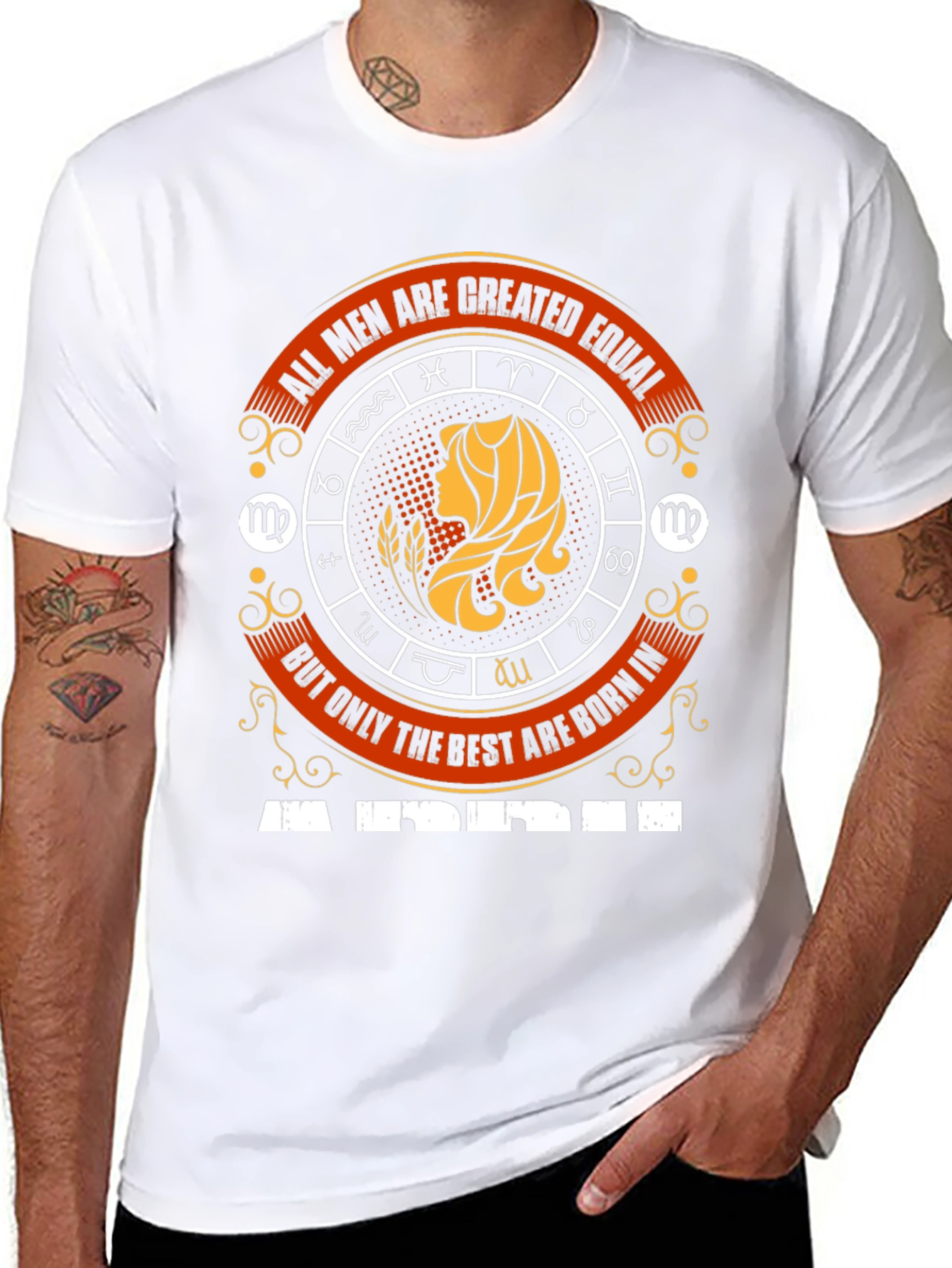 Virgo Zodiac T-Shirt - All Men Are Created Equal