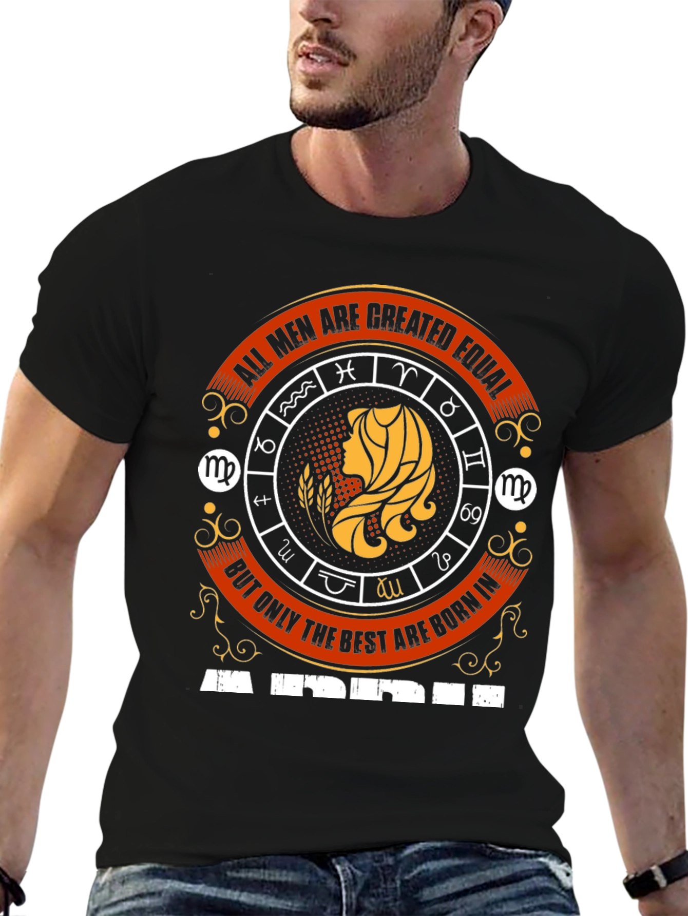 Virgo Zodiac T-Shirt - All Men Are Created Equal