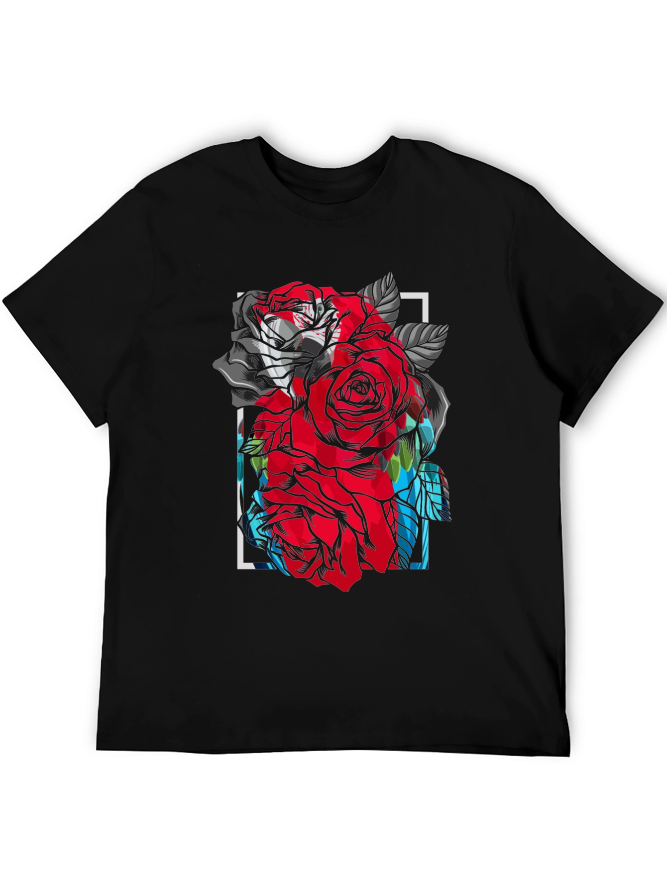 Floral Rose Graphic T-Shirt