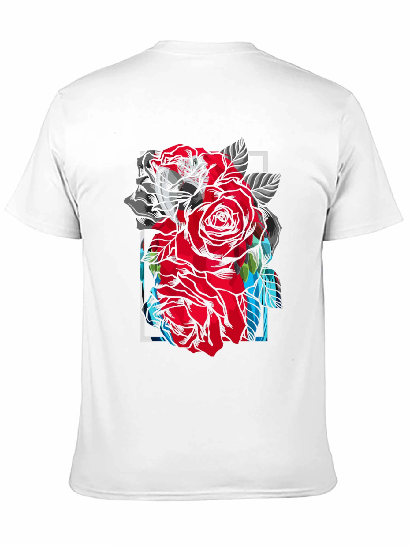 Floral Rose Graphic T-Shirt