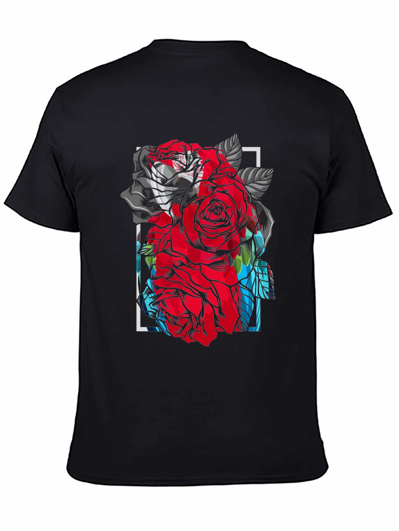 Floral Rose Graphic T-Shirt