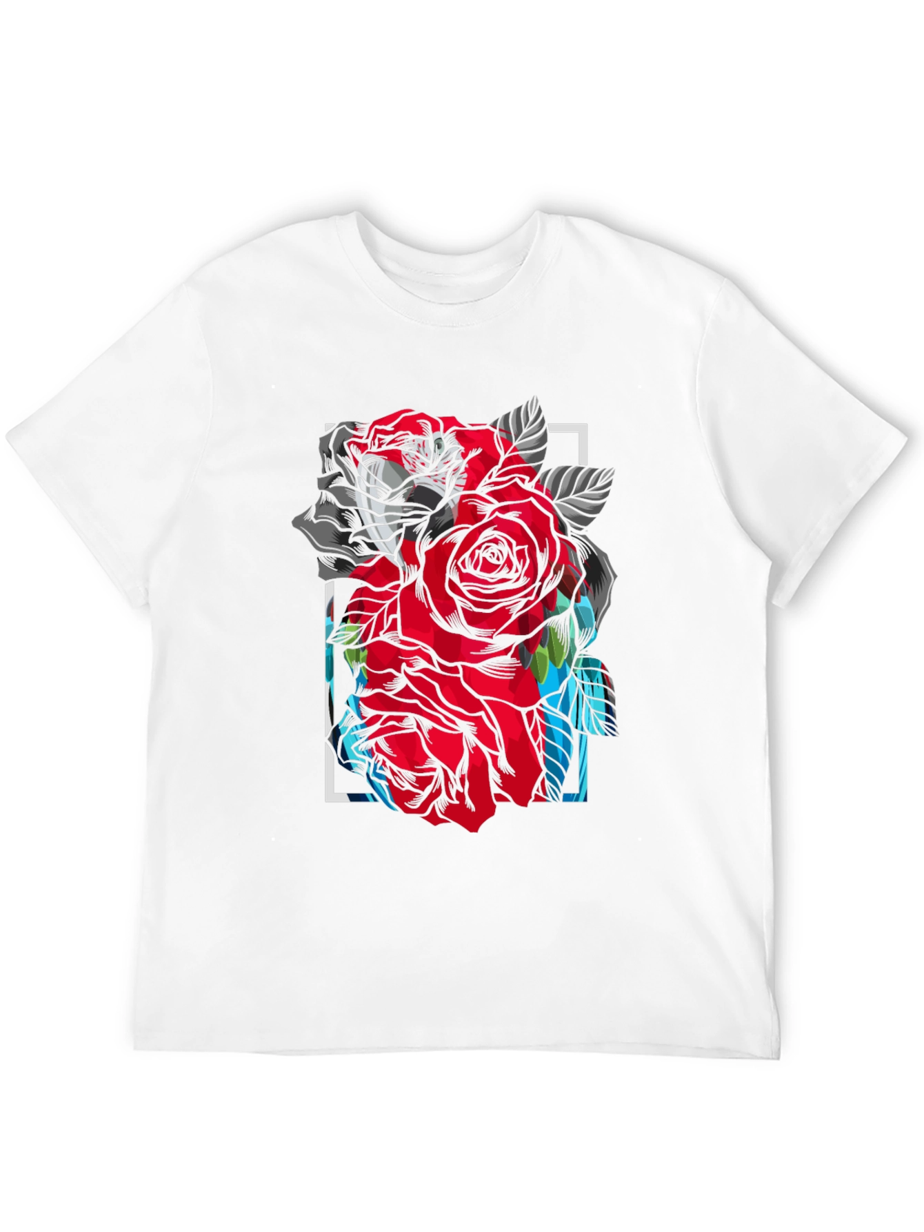 Floral Rose Graphic T-Shirt