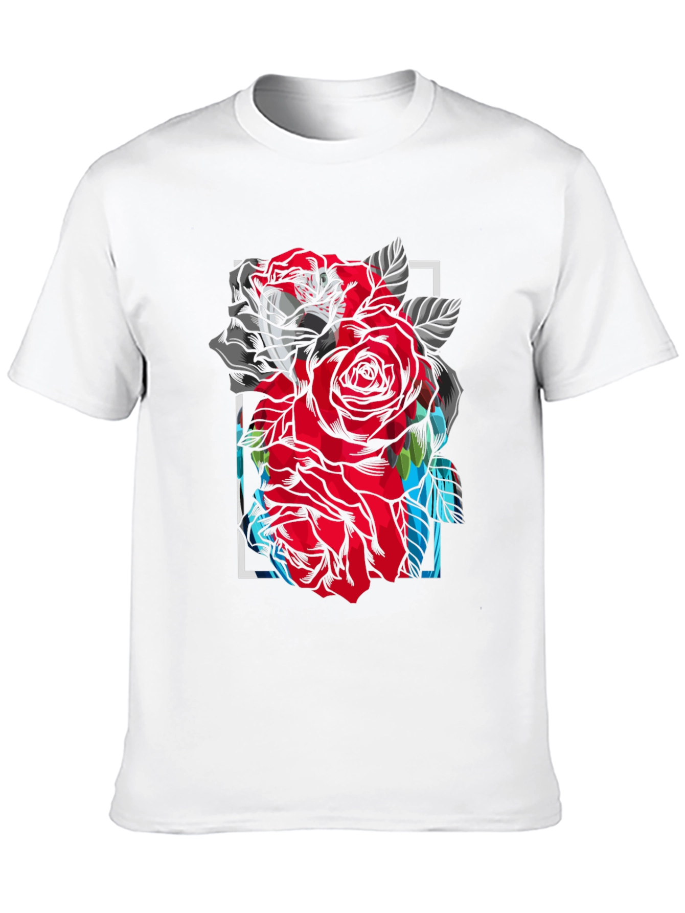 Floral Rose Graphic T-Shirt