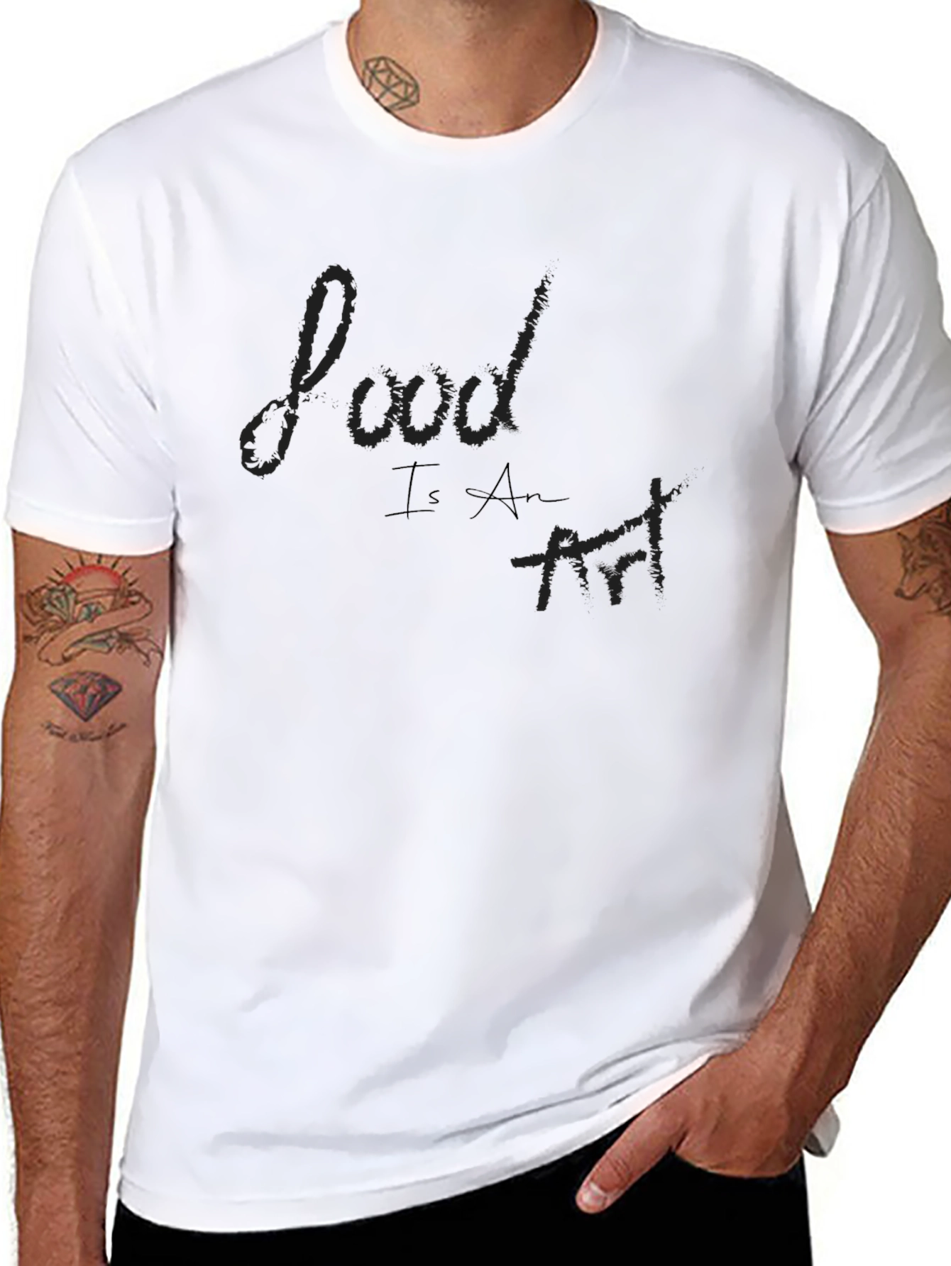 Food is an Art T-Shirt - Unisex Casual Tee