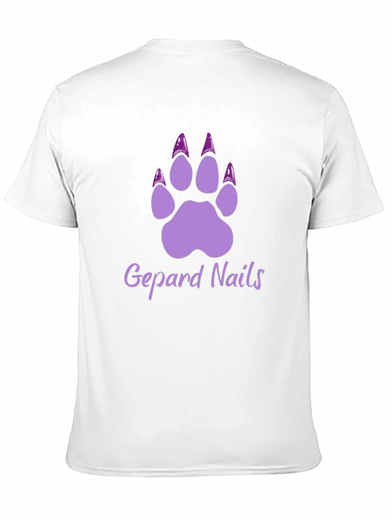 Gepard Nails T-Shirt - Stylish Paw Print Tee