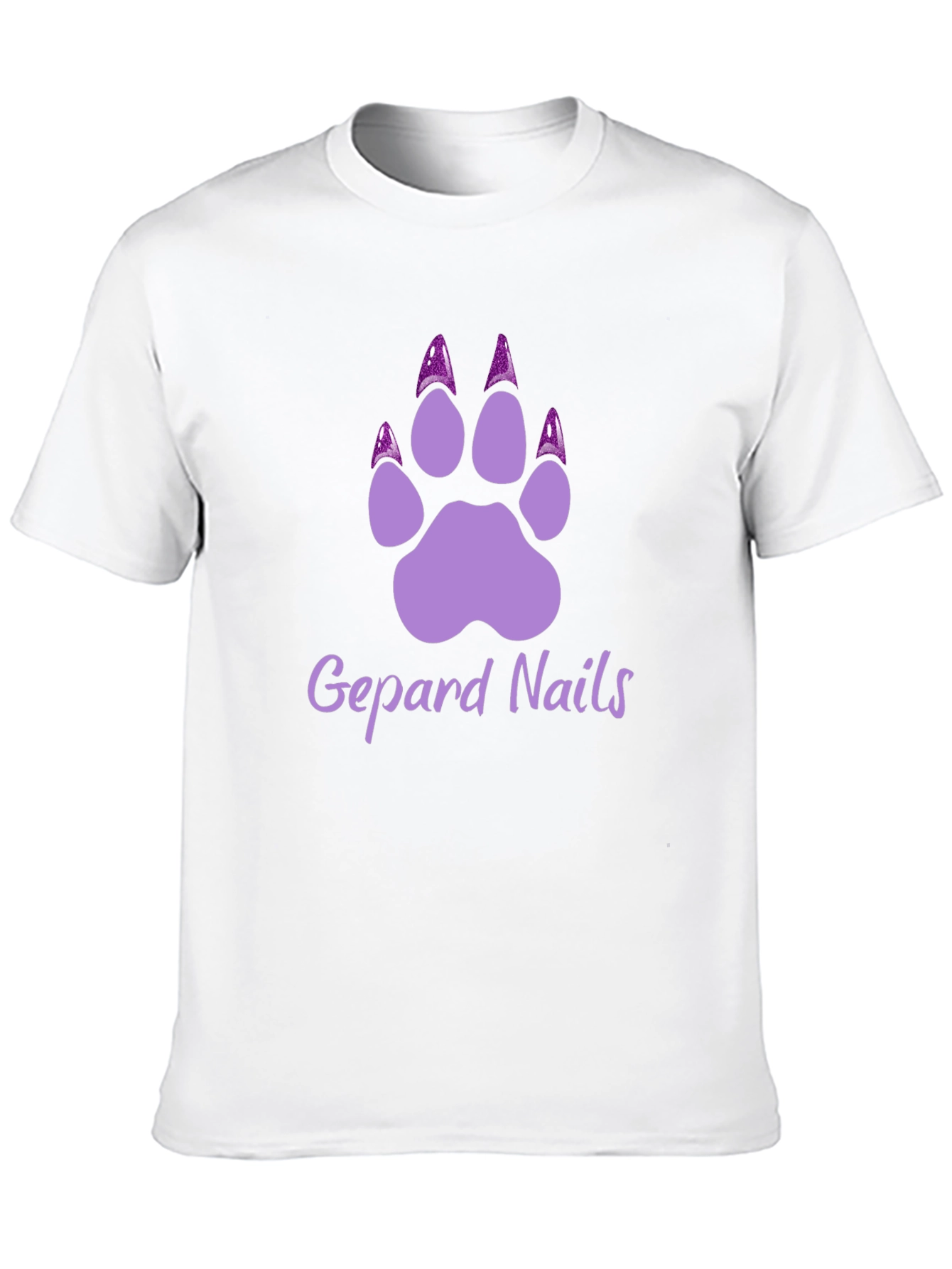 Gepard Nails T-Shirt - Stylish Paw Print Tee