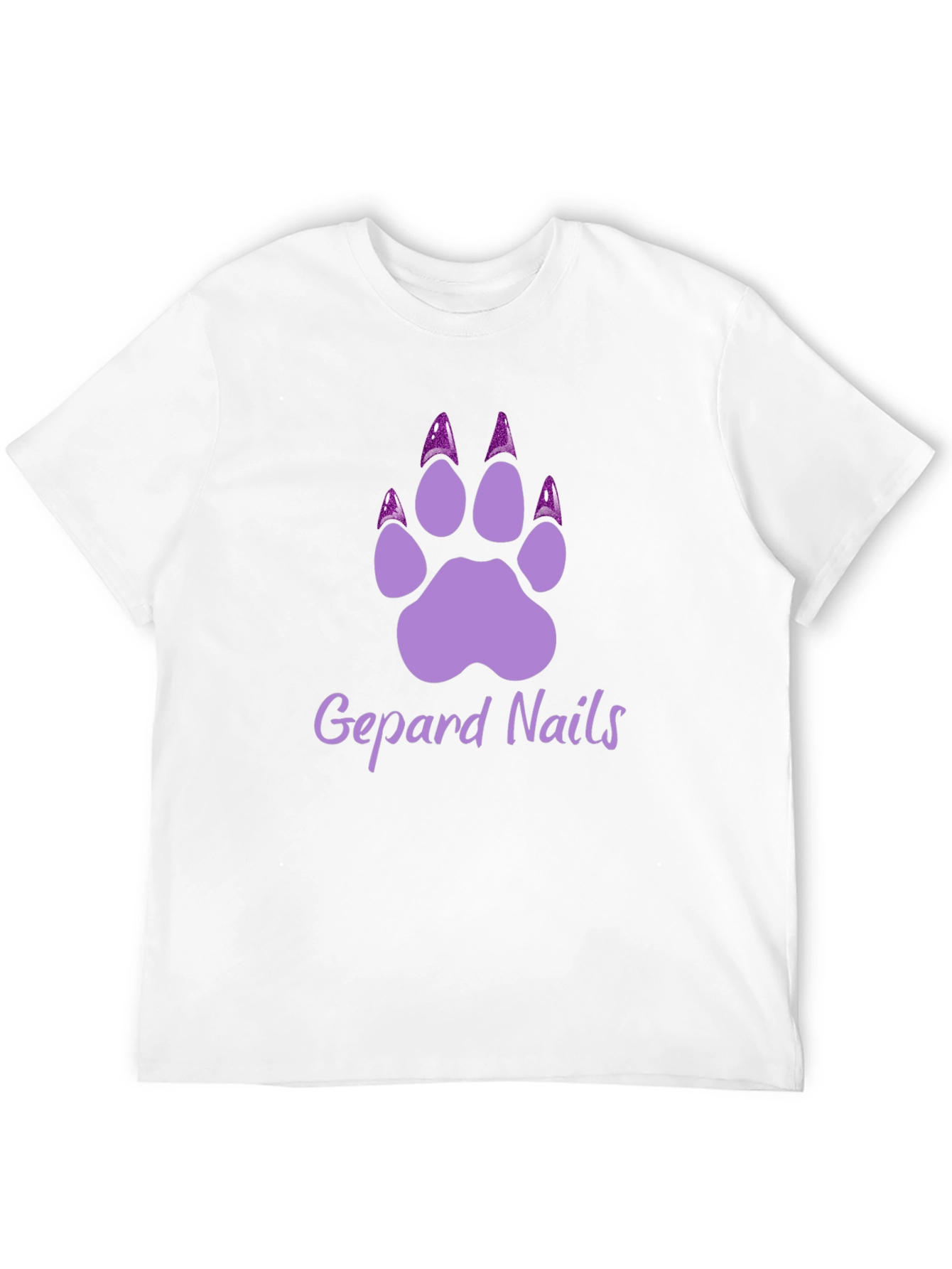 Gepard Nails T-Shirt - Stylish Paw Print Tee