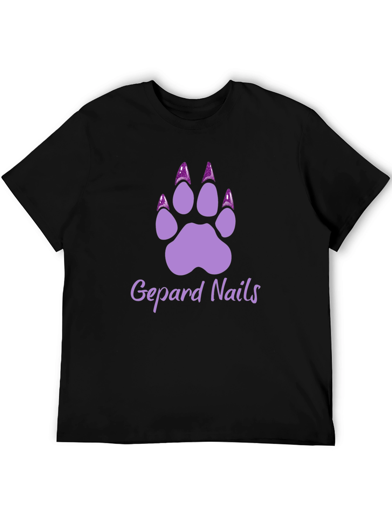 Gepard Nails T-Shirt - Stylish Paw Print Tee