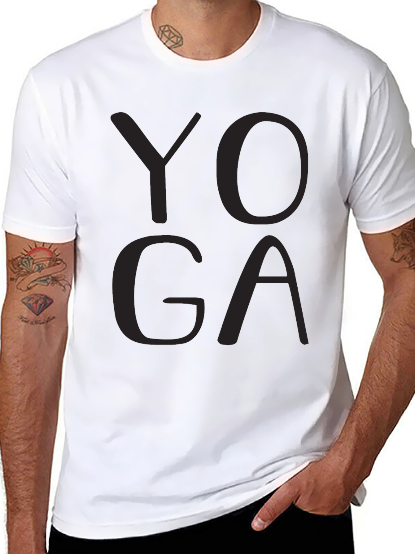Yoga Tee - Relaxed Fit Soft Cotton
