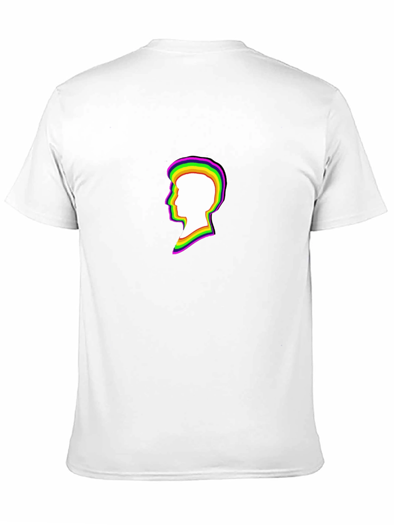 Retro Silhouette Tee - Black Cotton Blend