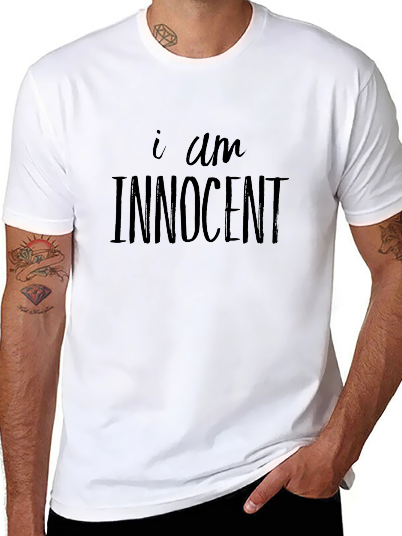 I am Innocent Black T-Shirt