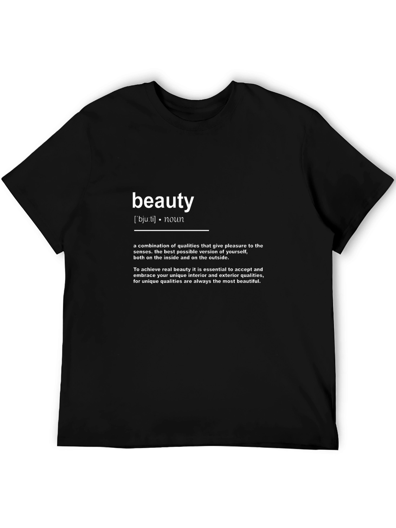 Beauty Definition Black T-Shirt