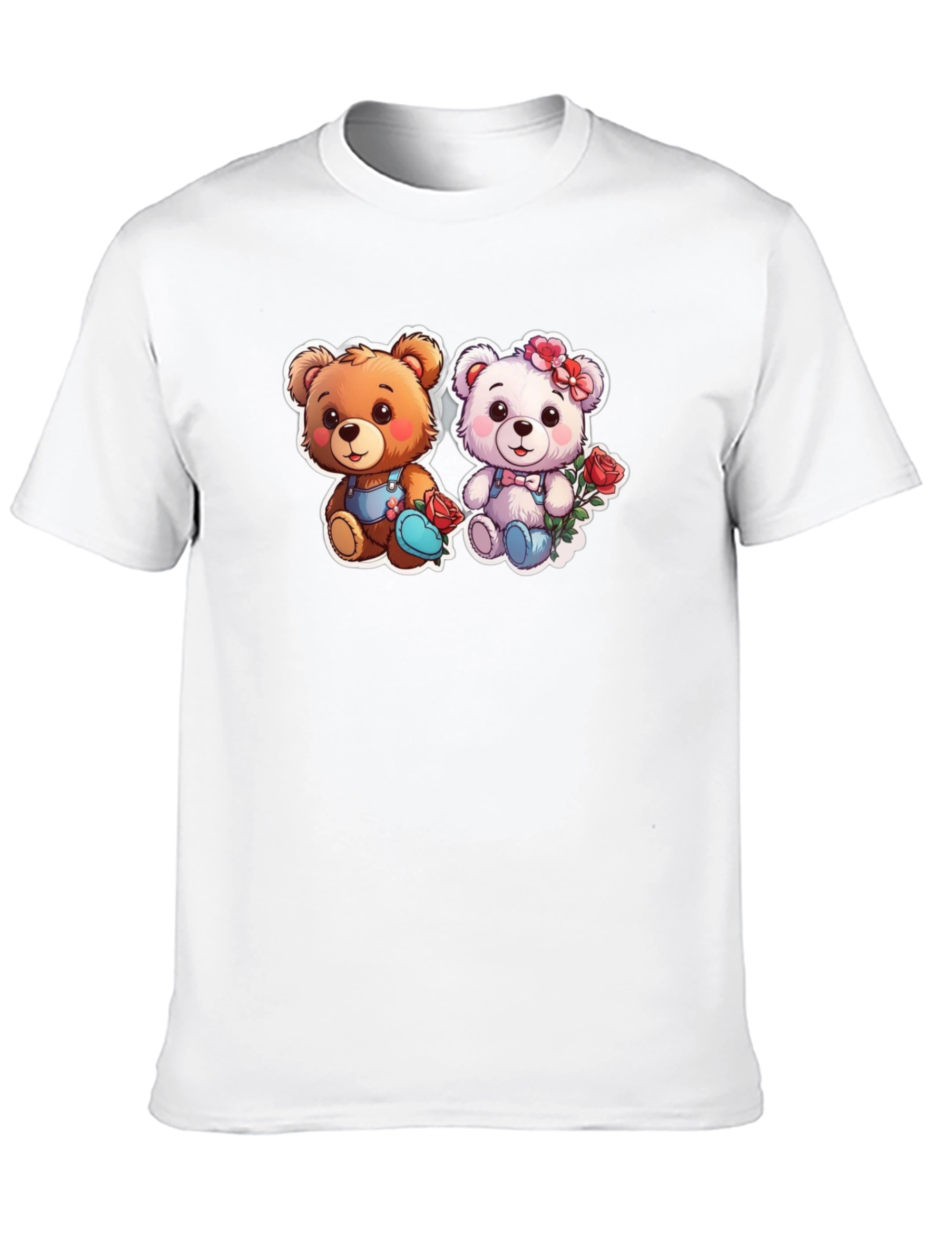 Cute Bear Couple Graphic Tee