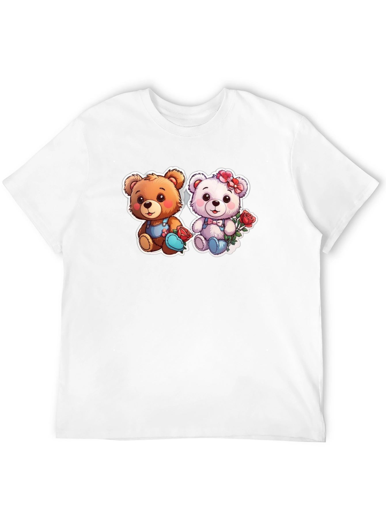 Cute Bear Couple Graphic Tee