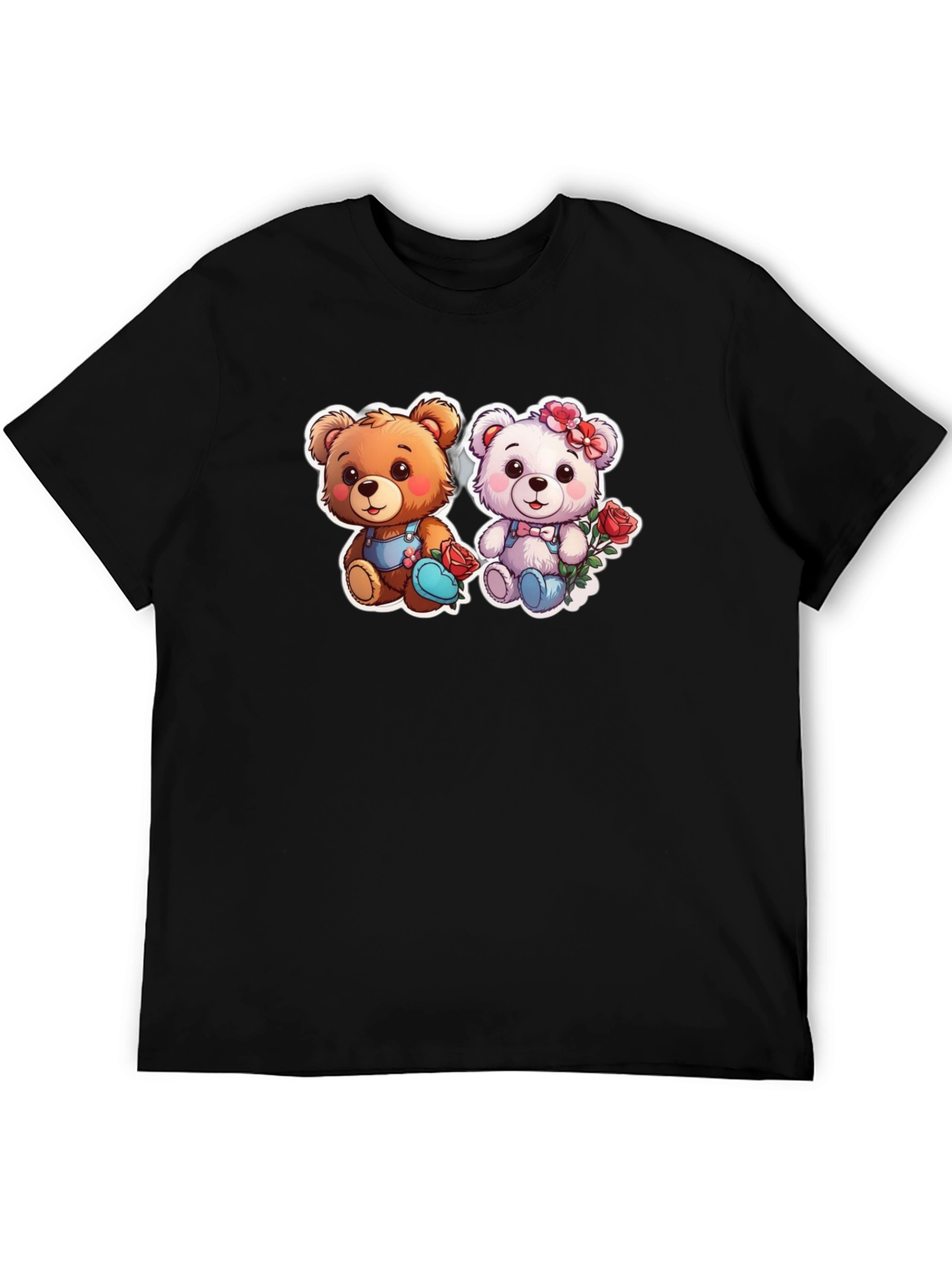 Cute Bear Couple Graphic Tee