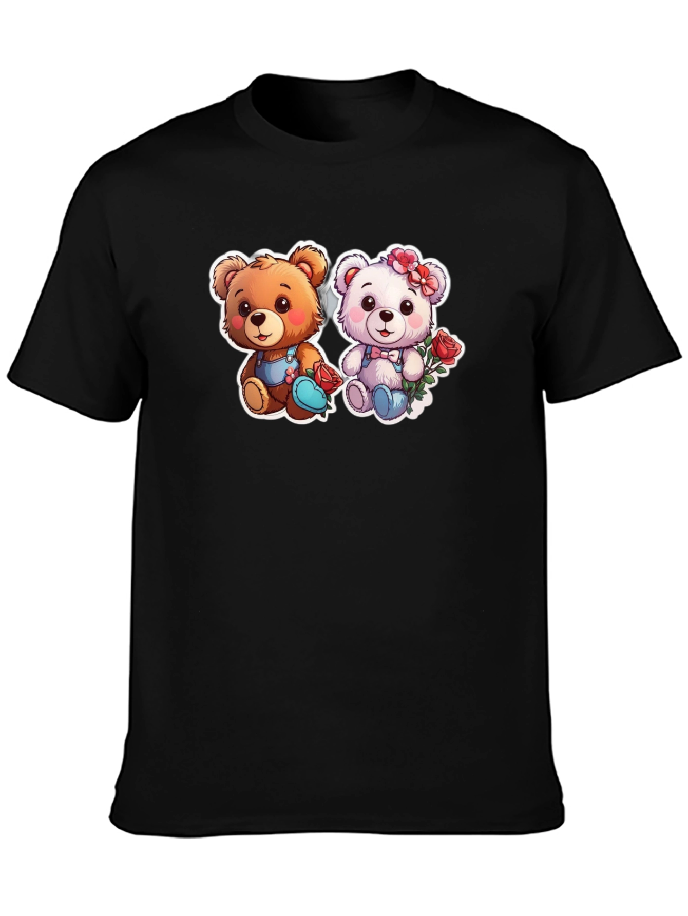 Cute Bear Couple Graphic Tee