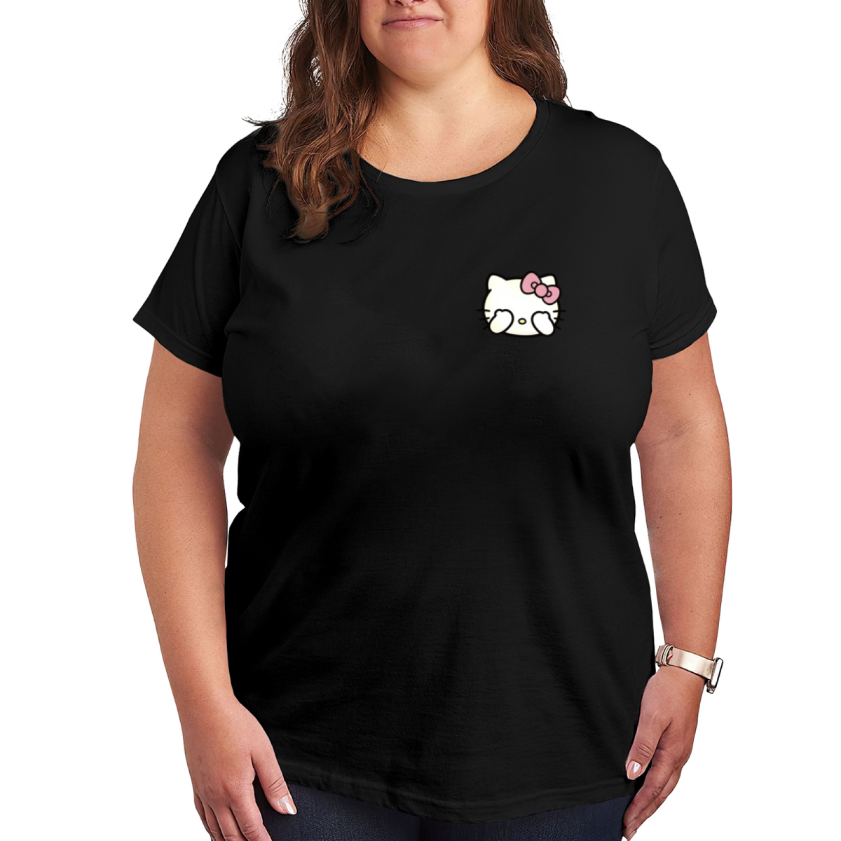 Classic Art Fashion Print Plus Size Women Streetwear Tee