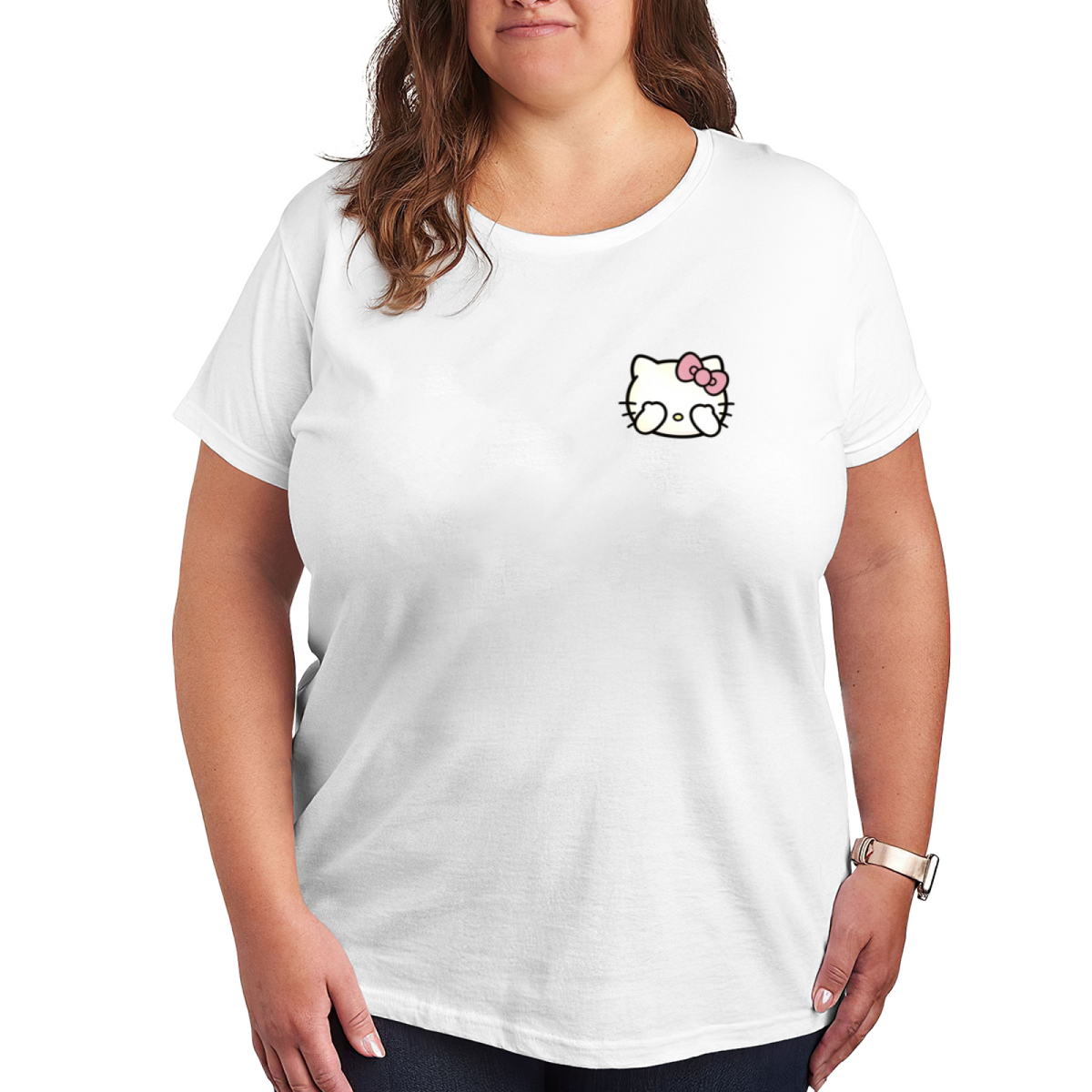 Classic Art Fashion Print Plus Size Women Streetwear Tee