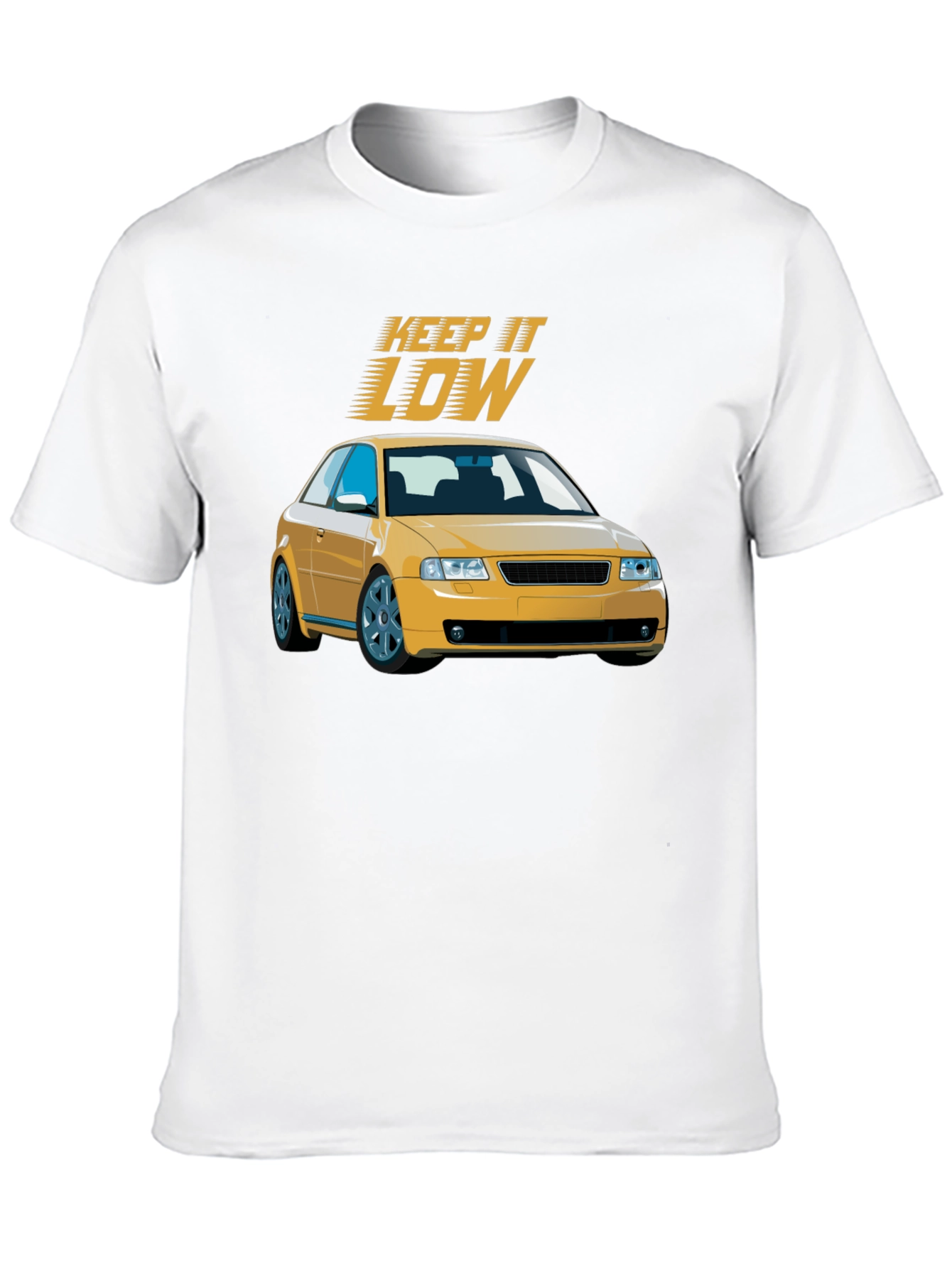 Keep it Low Car Graphic Black T-Shirt