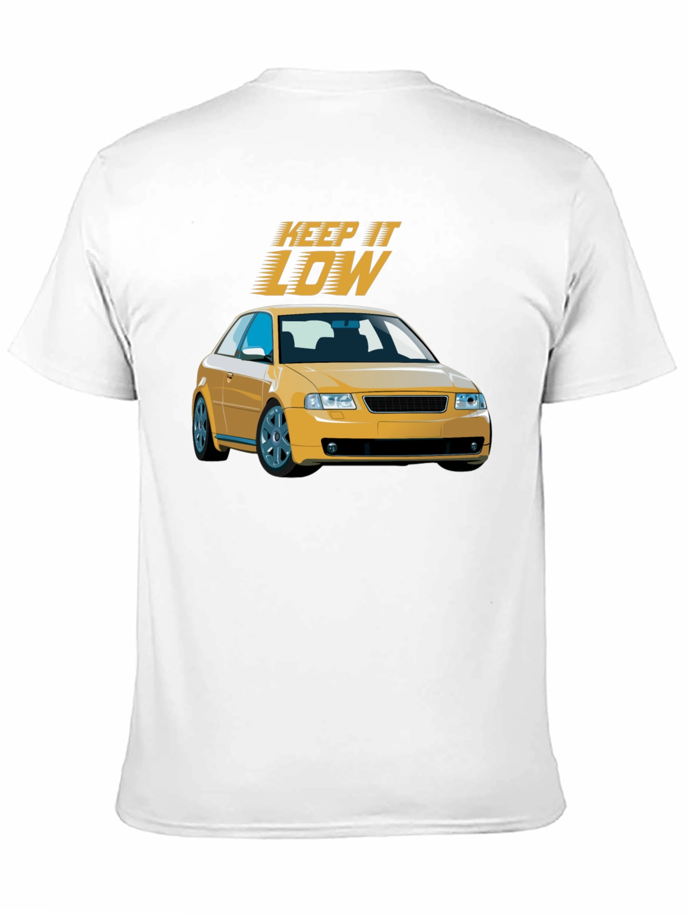 Keep it Low Car Graphic Black T-Shirt