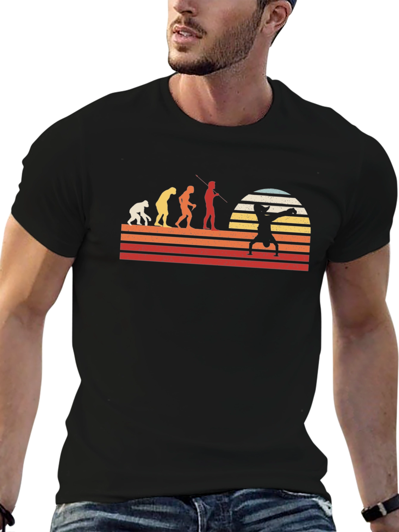 Evolution of Wrestling Retro T-Shirt