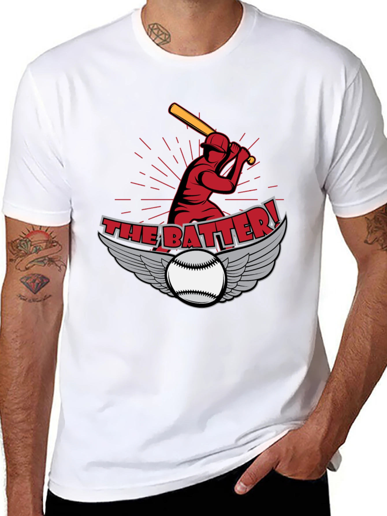 The Batter Graphic Tee - Baseball Fan Apparel