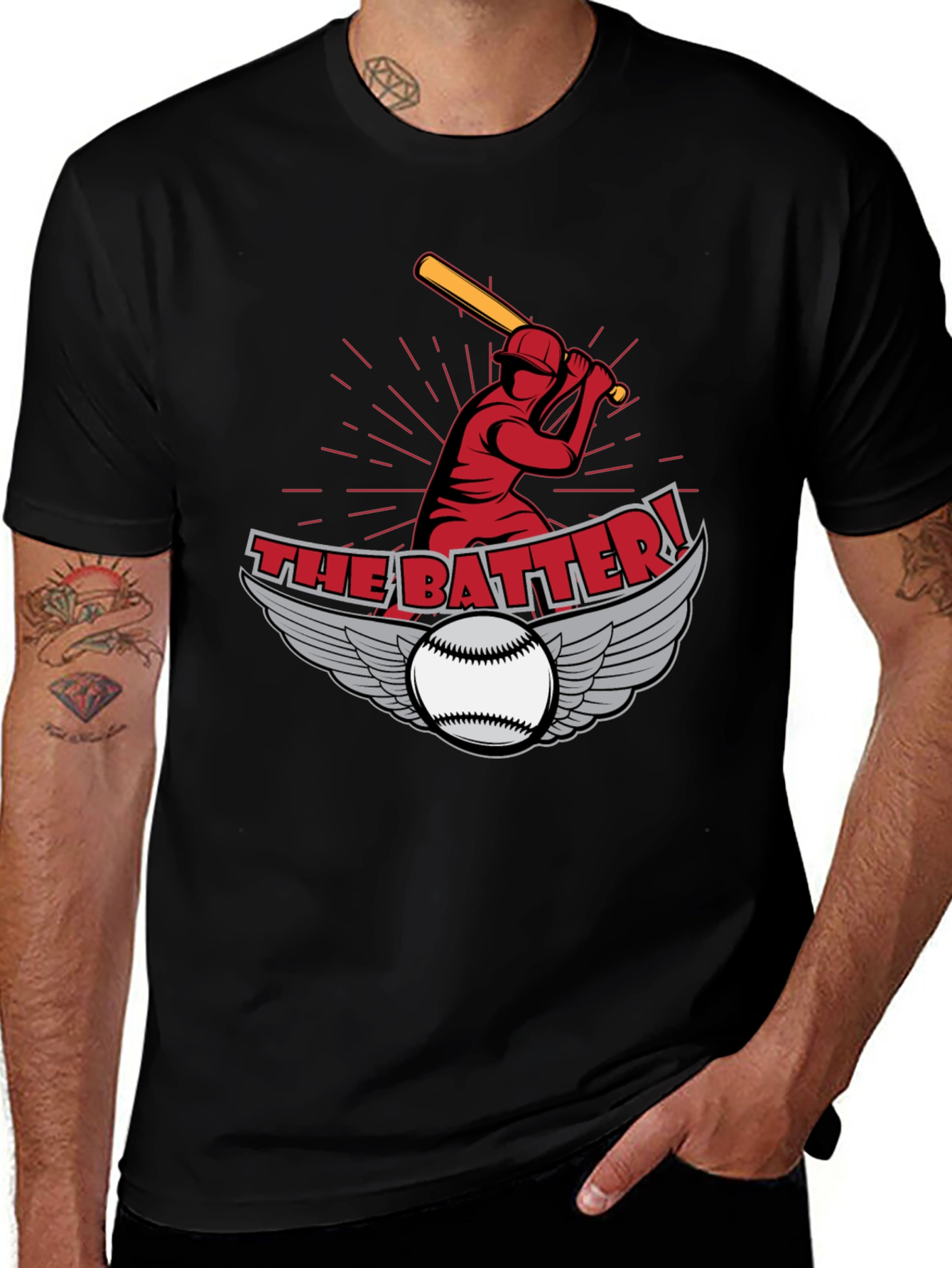 The Batter Graphic Tee - Baseball Fan Apparel