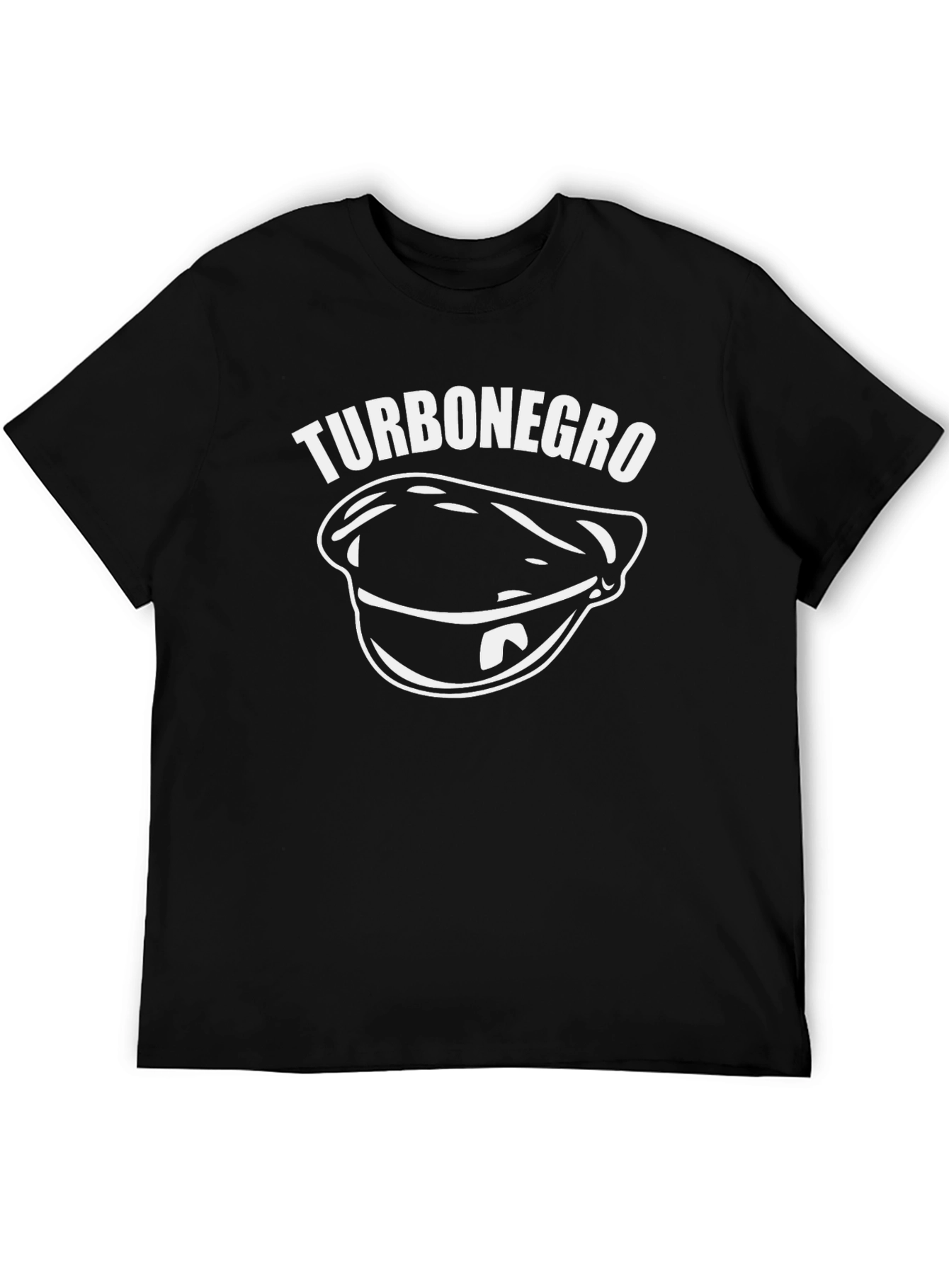 Turbonegro Hat T-Shirt - Black Cotton Graphic Tee