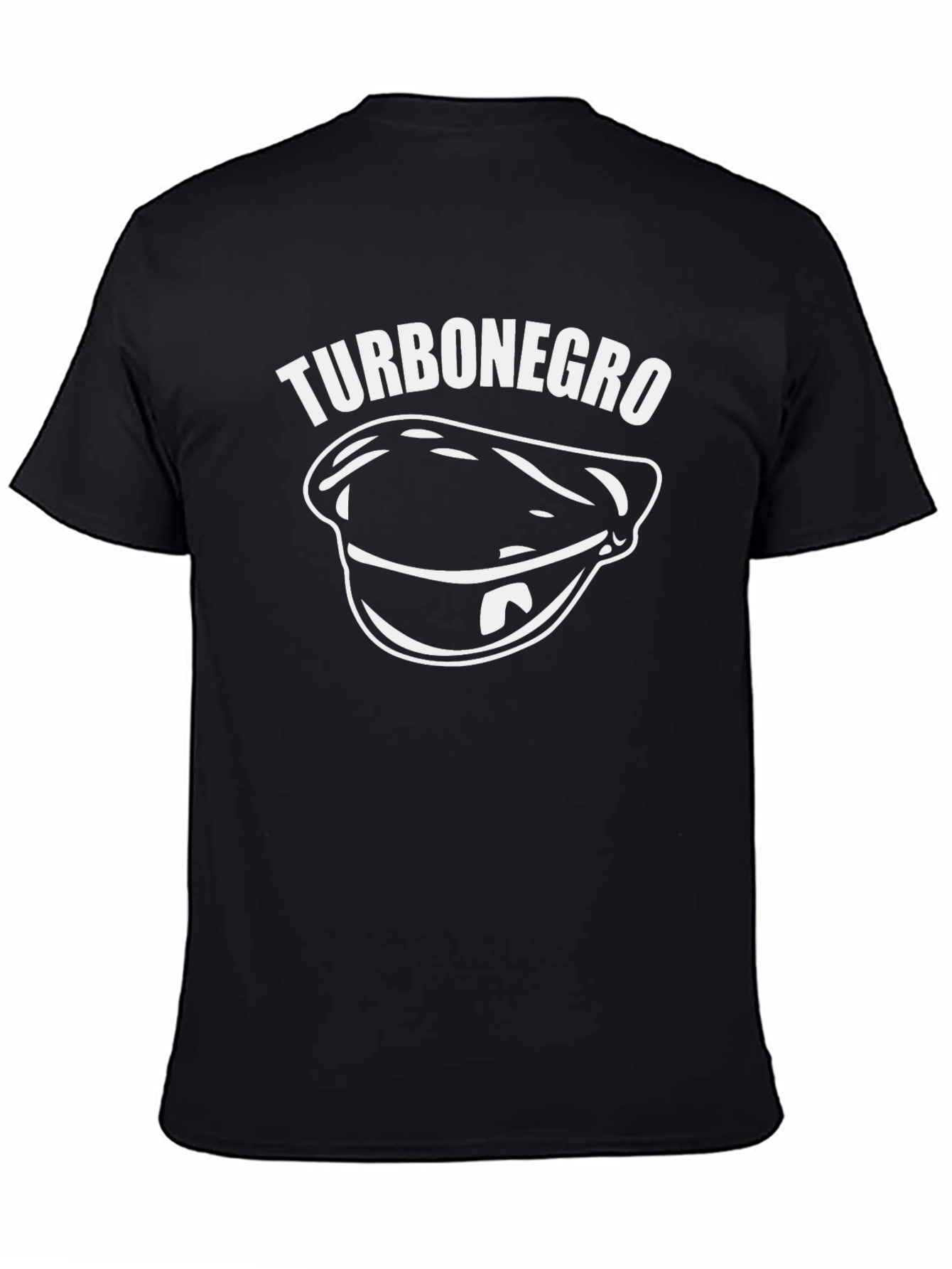 Turbonegro Hat T-Shirt - Black Cotton Graphic Tee