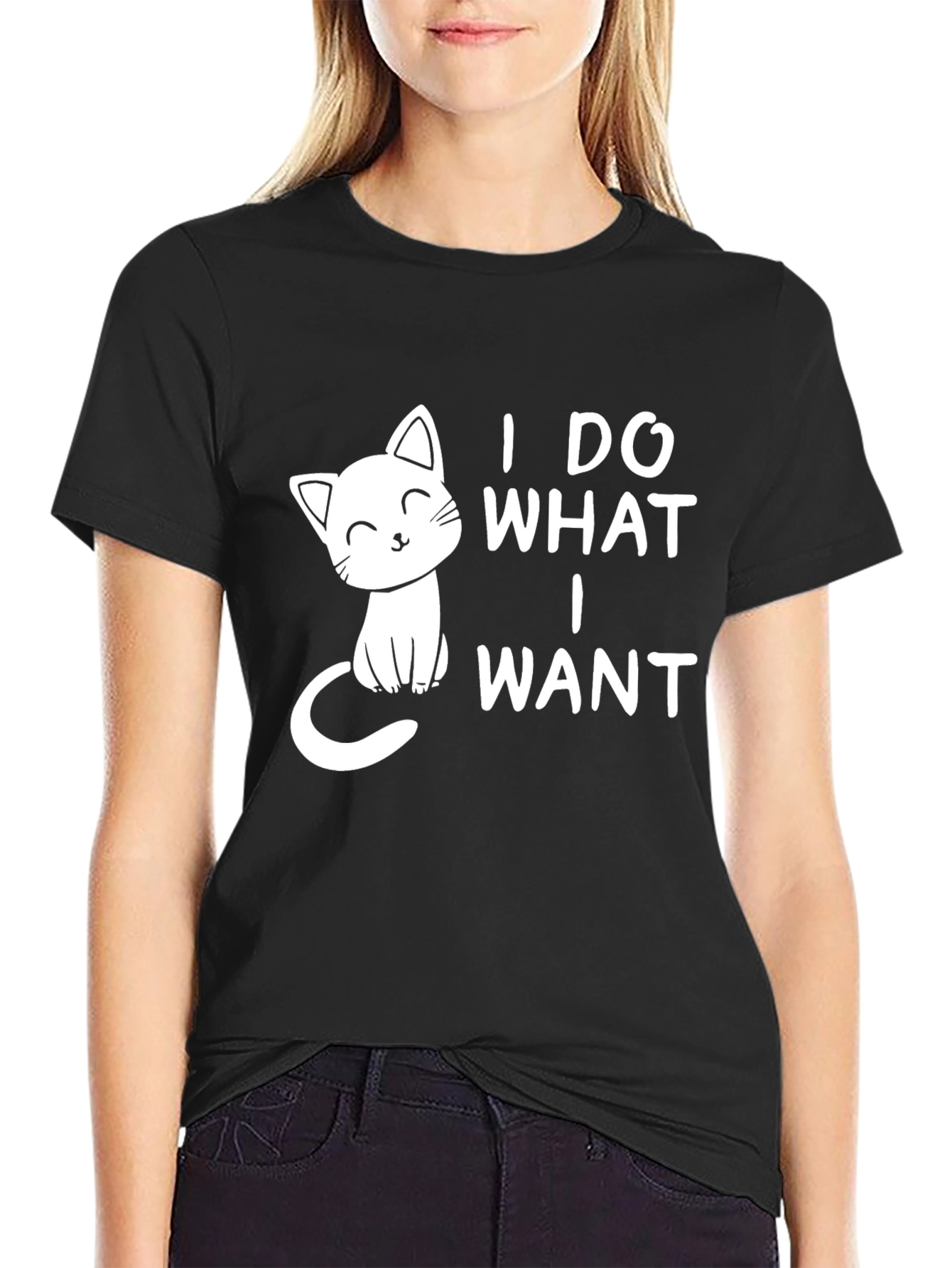 I Do What I Want Cat T-Shirt